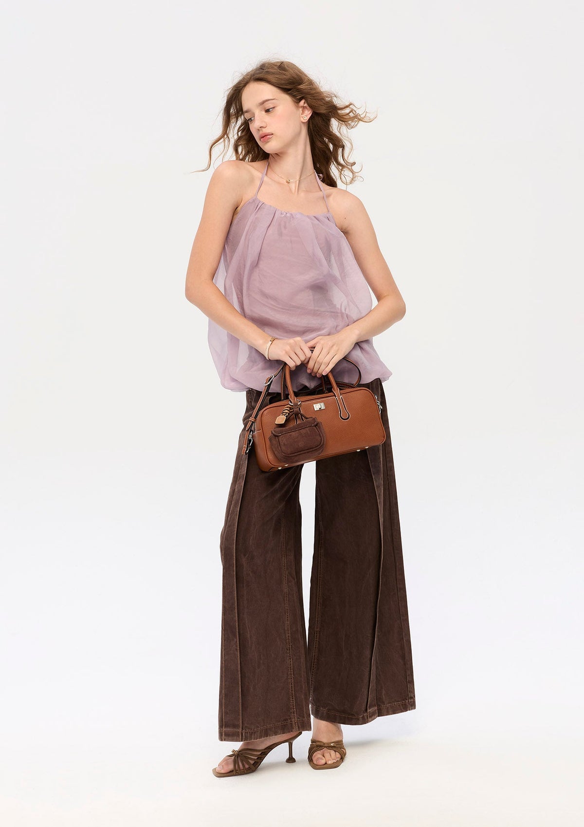Jeph Infinite Duffle M Handbag - Brown