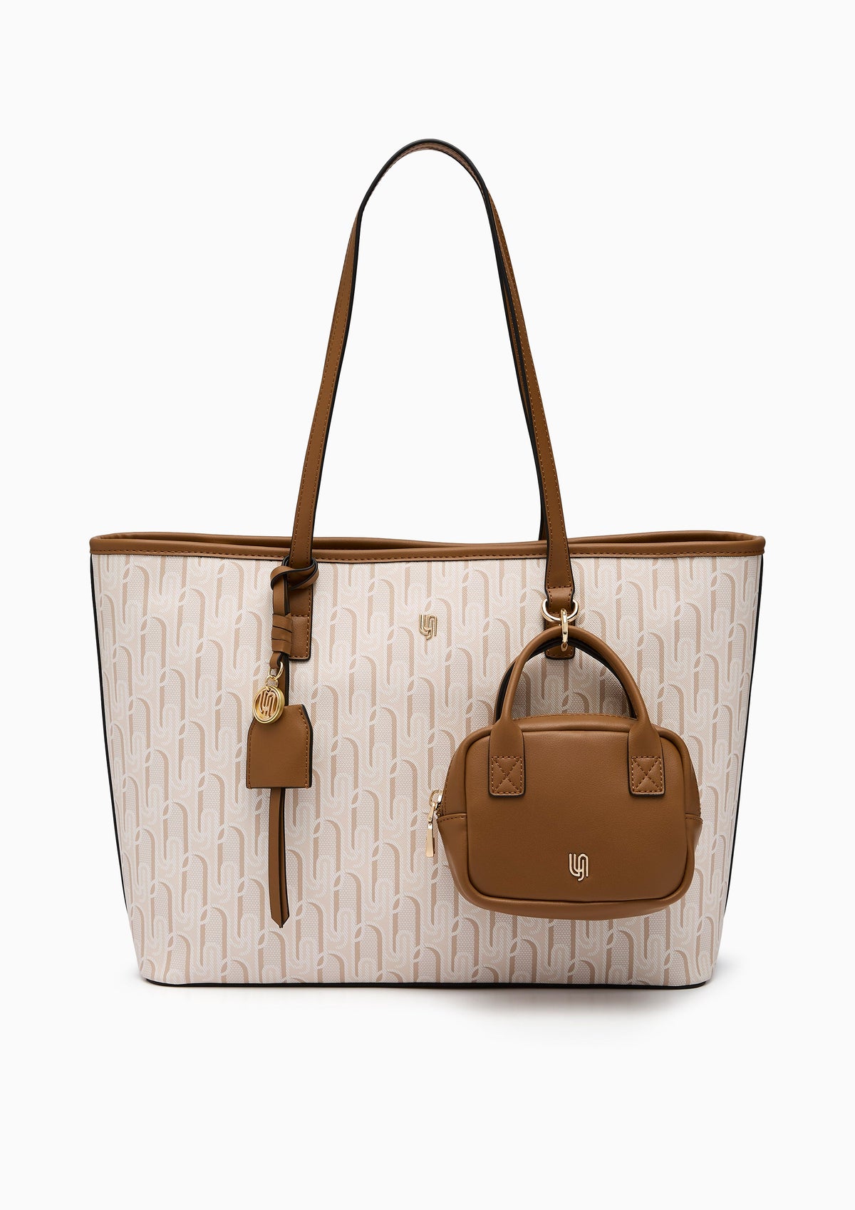 Phiona Infinite L Tote Bag - Printed Beige