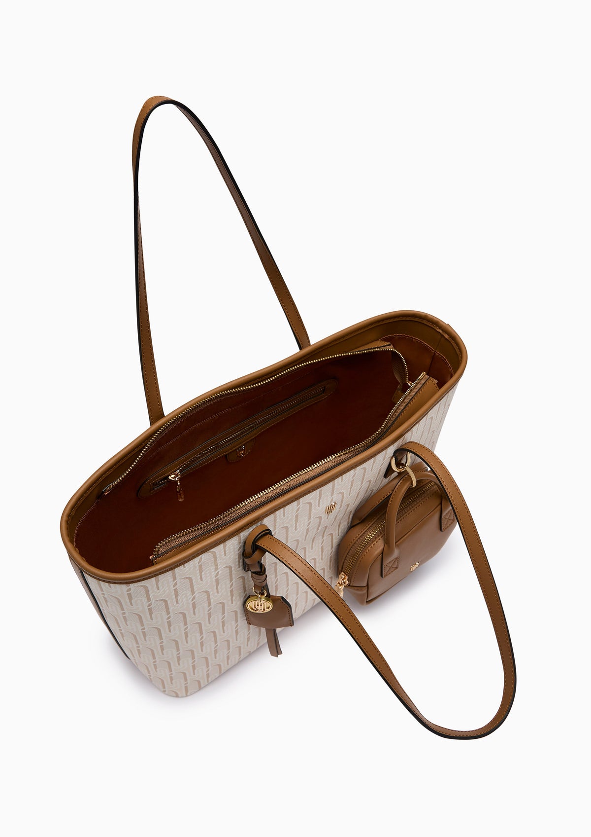Phiona Infinite L Tote Bag - Printed Beige