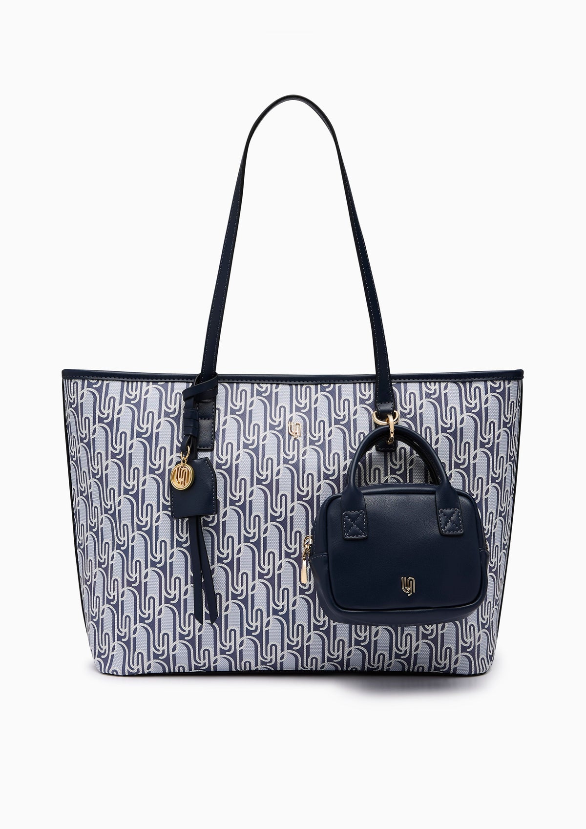 Phiona Infinite L Tote Bag - Printed Navy