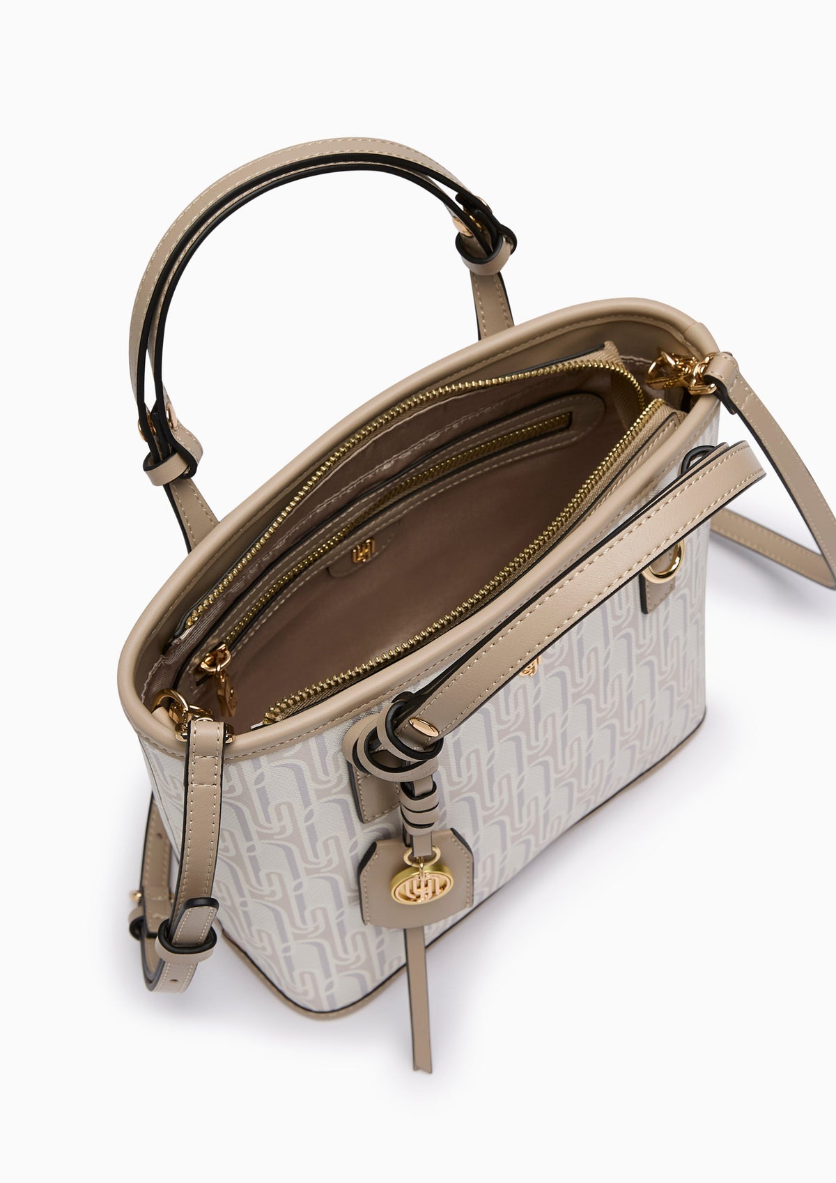 Phiona Infinite M Tote Bag - Light Printed Grey