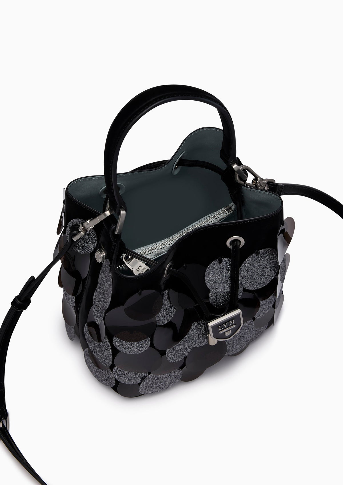Re-Edit Blink Carina  S Bucket Bag - Black