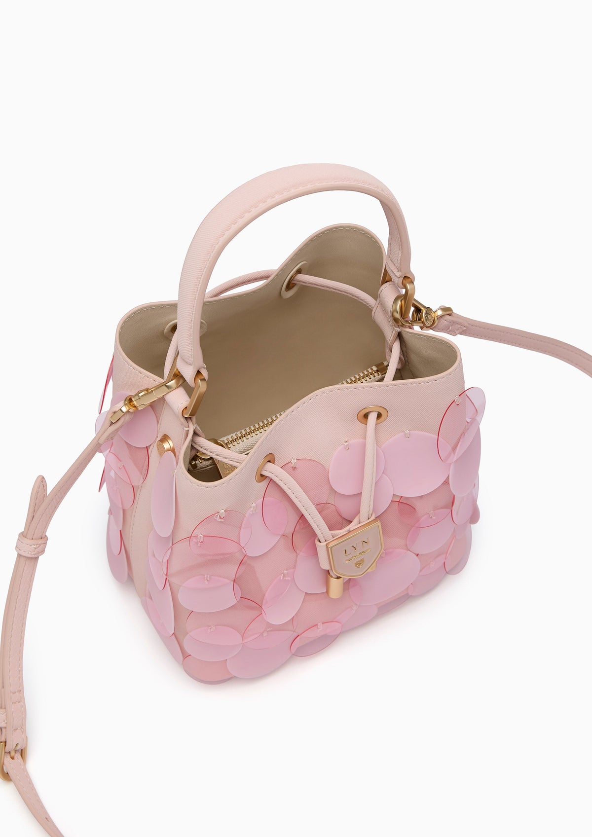 Re-Edit Blink Carina  S Bucket Bag - Light Pink