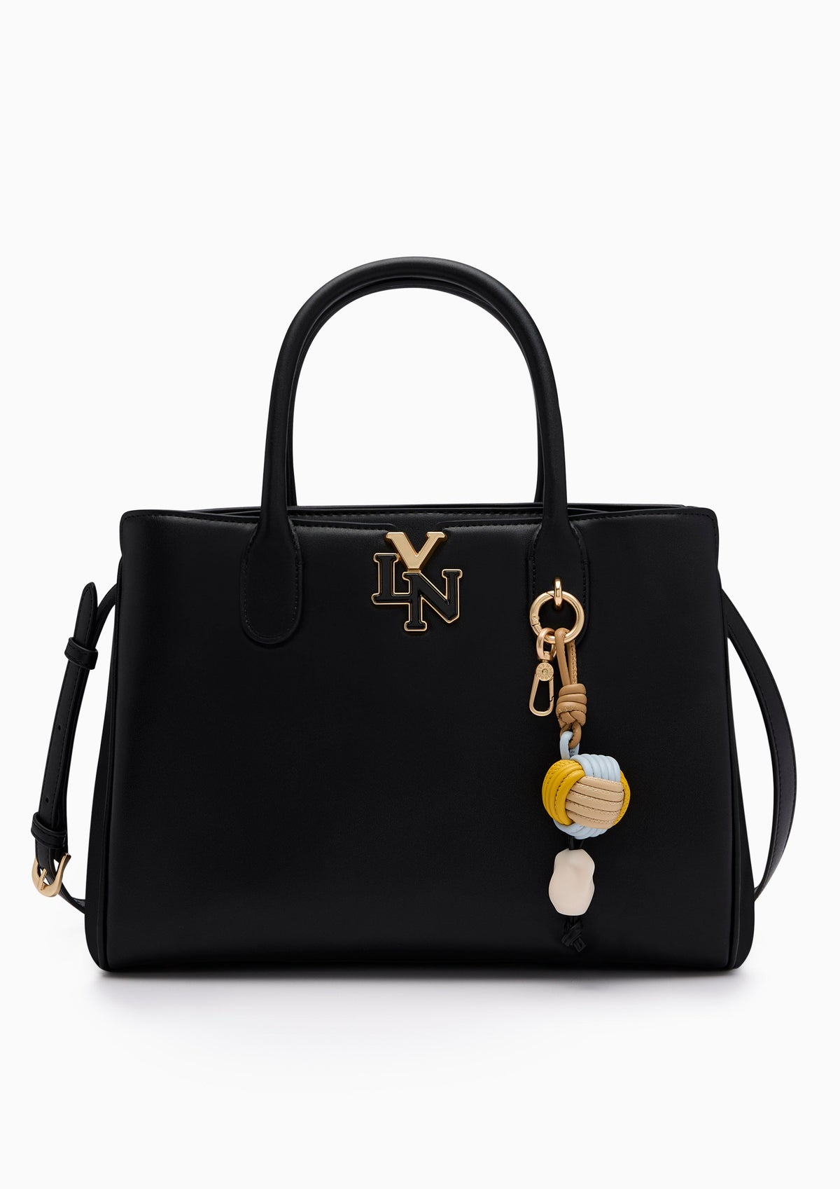 Bettina  L Shoulder Bag - Black