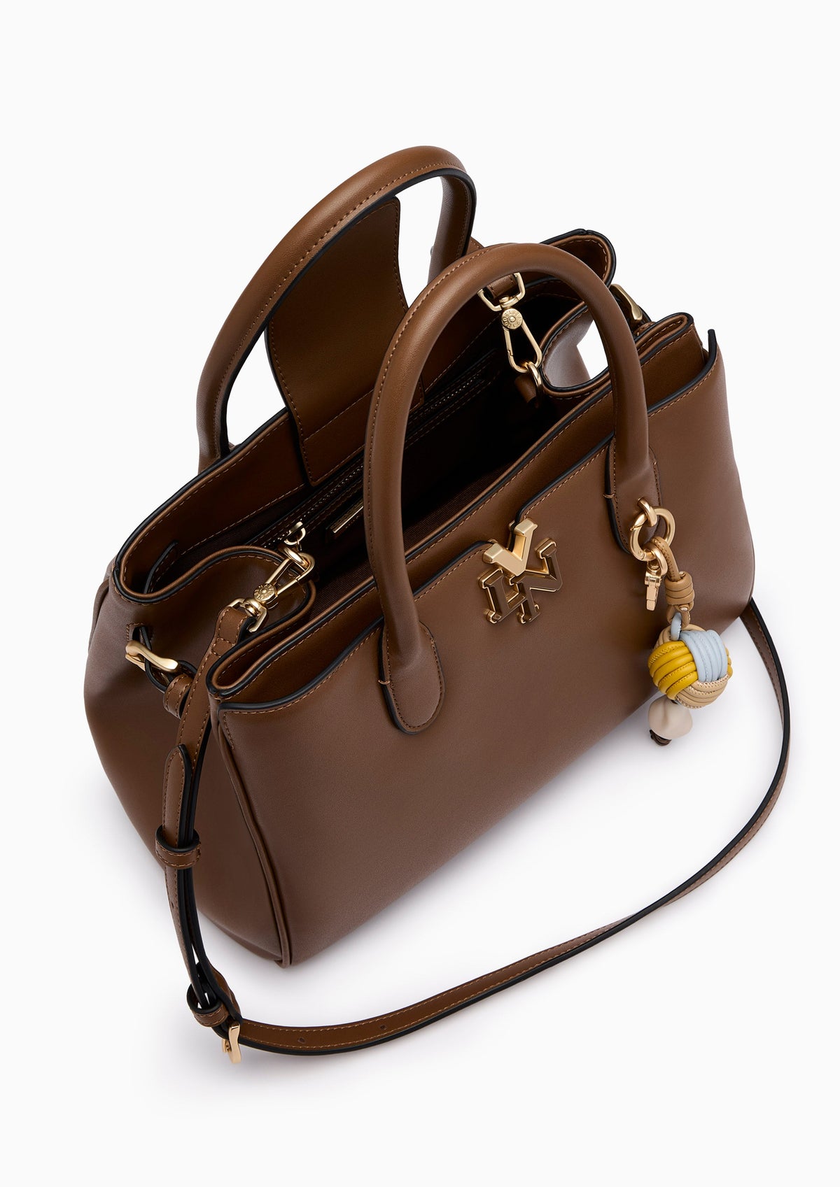 Bettina  L Shoulder Bag - Brown