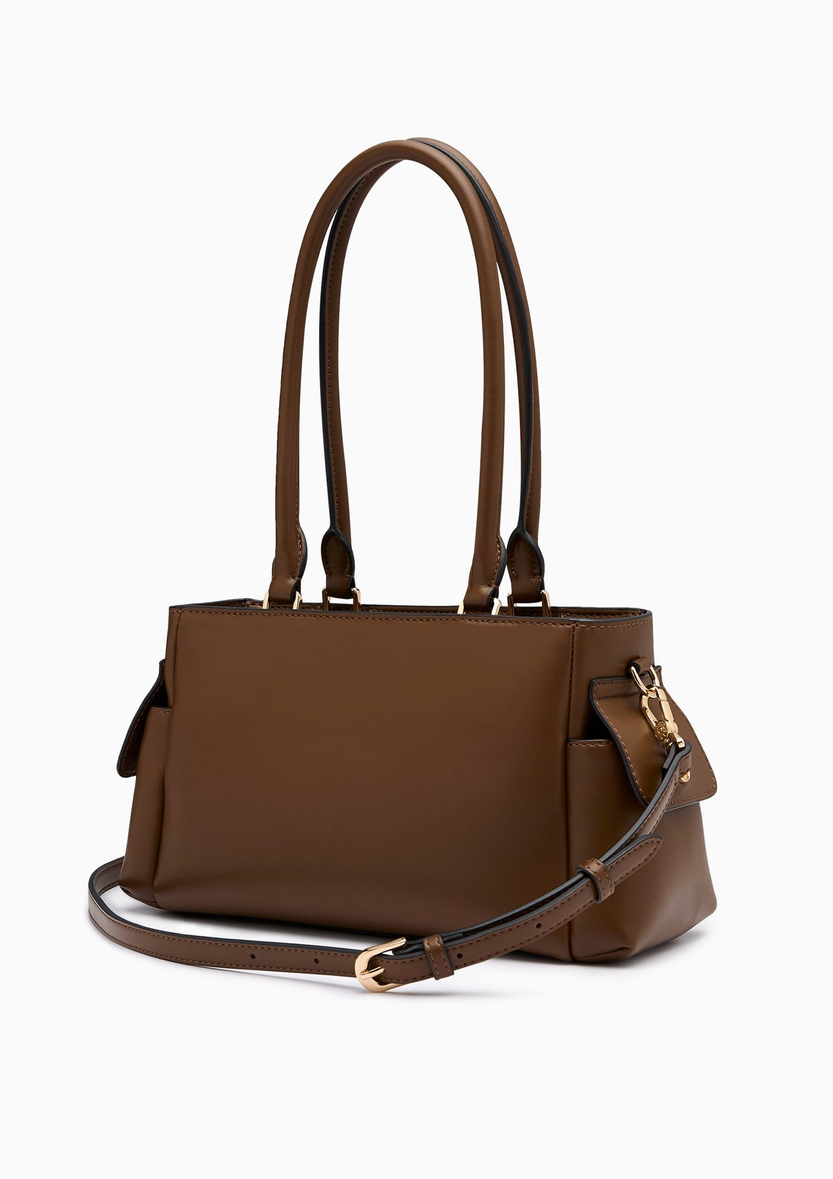Toby  L Shoulder Bag - Dark Brown