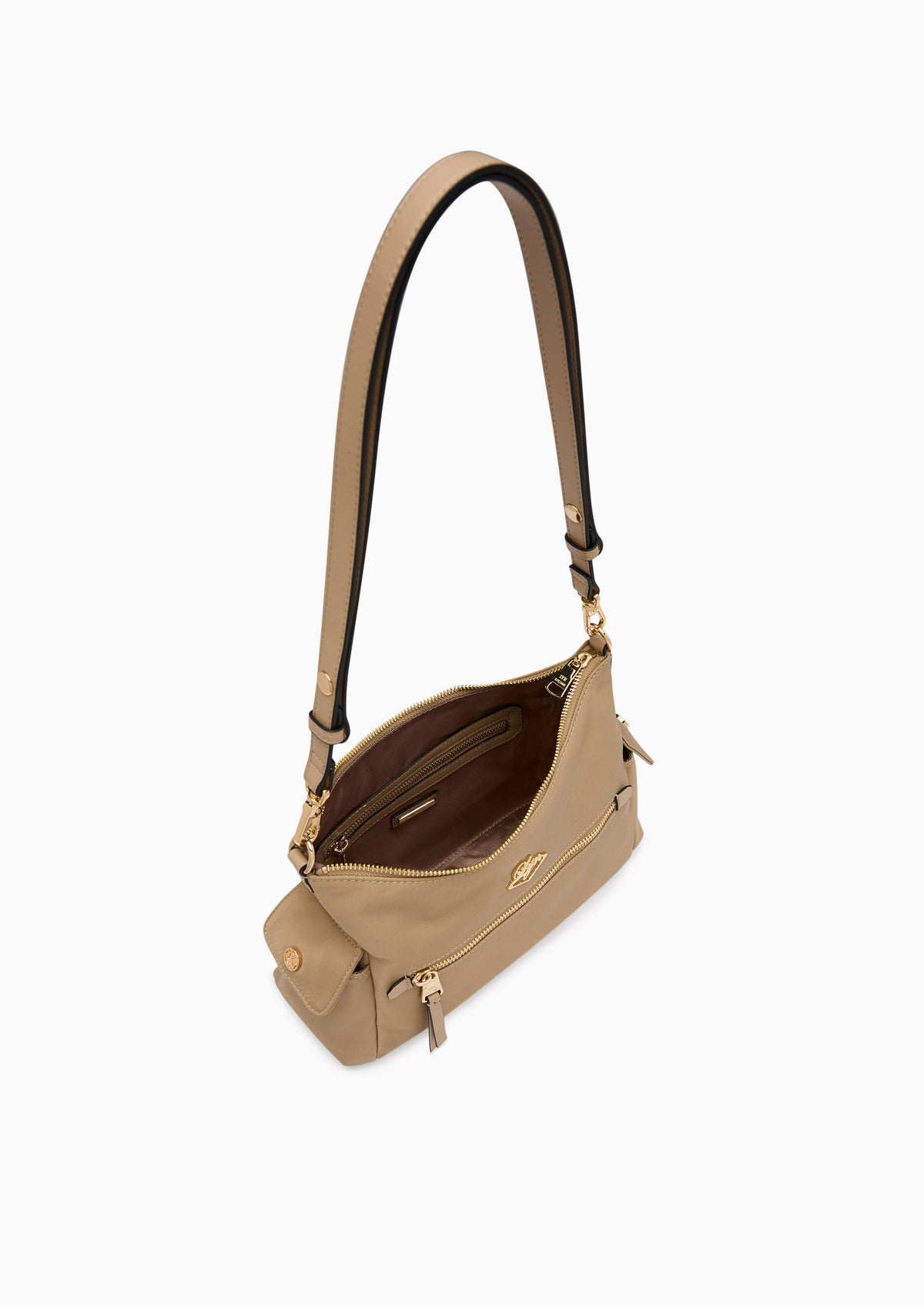 Toby  M Shoulder Bag - Beige