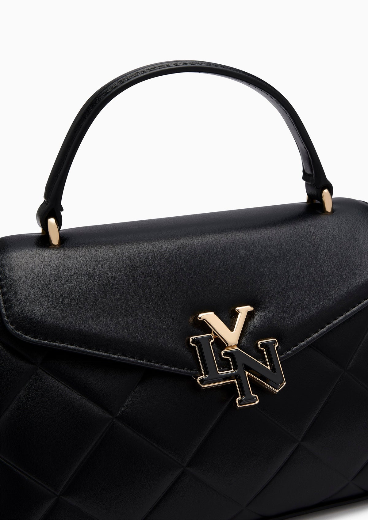 Flemming Top Handle M Handbag - Black