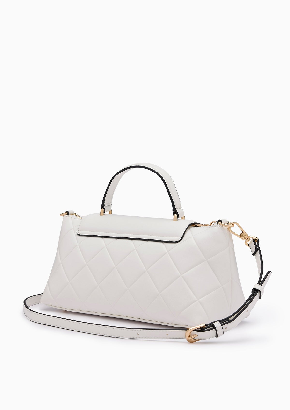 Flemming Top Handle M Handbag - Off-White