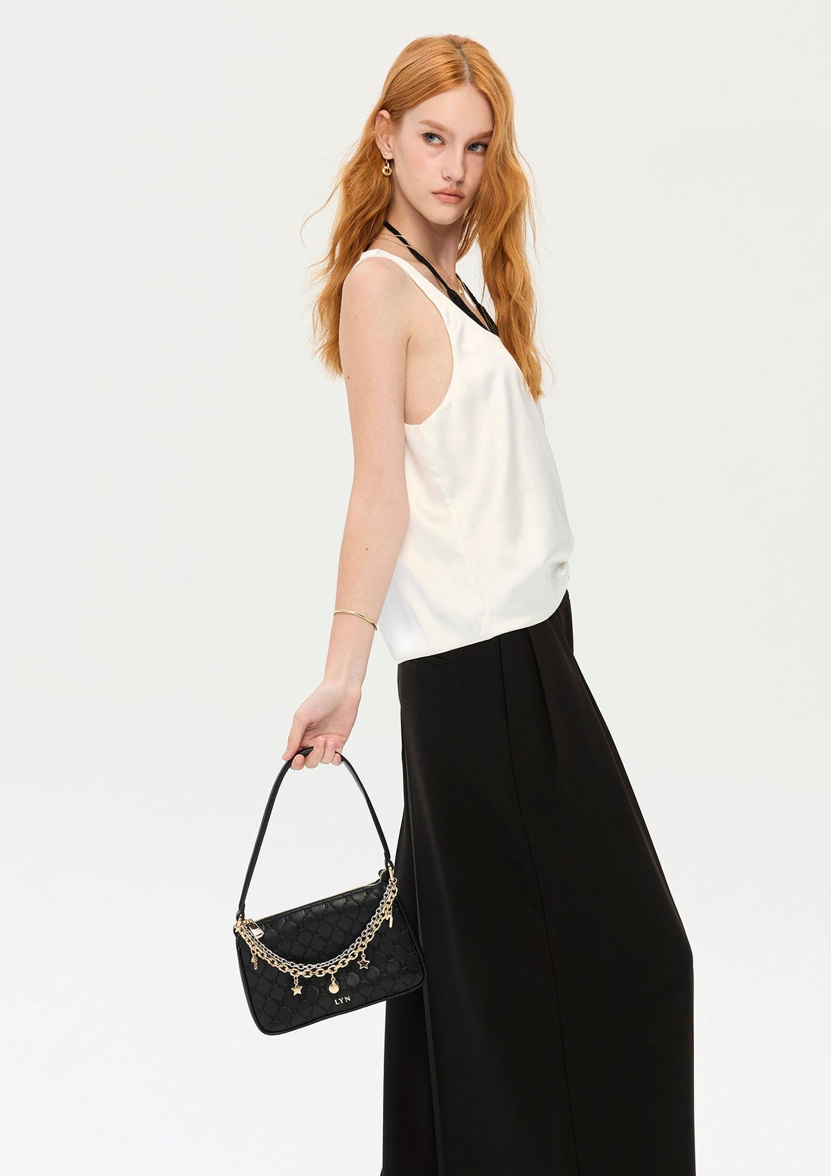 Frosty S Shoulder Bag - Black