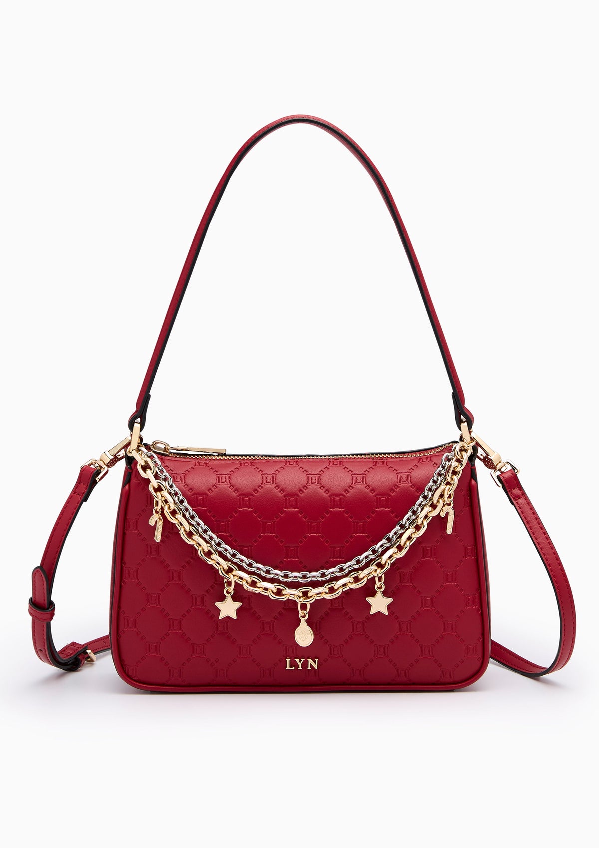 Frosty S Shoulder Bag - Dark Red