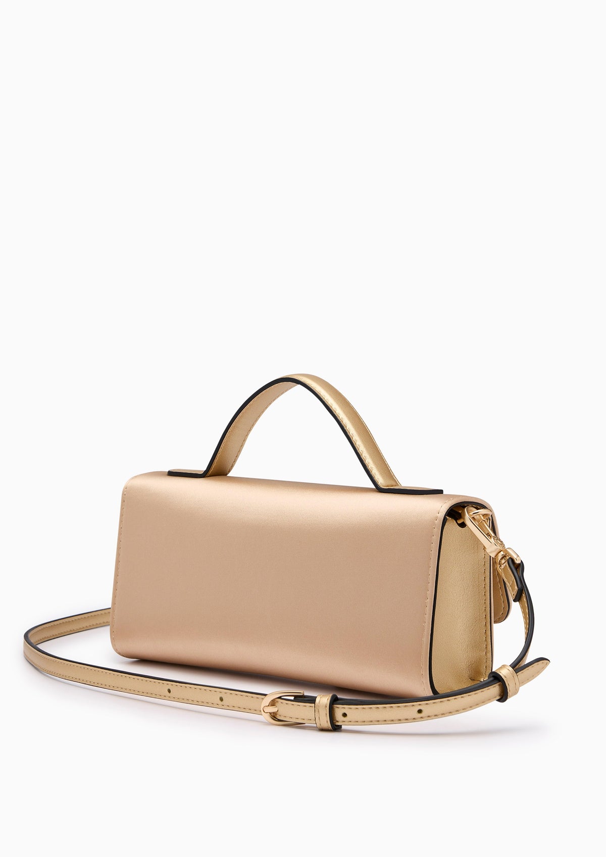 Gemma Mini Top Handle Handbag - Gold Variation 2