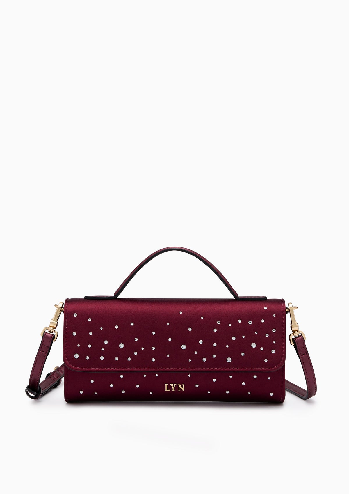 Gemma Mini Top Handle Handbag - Dark Red