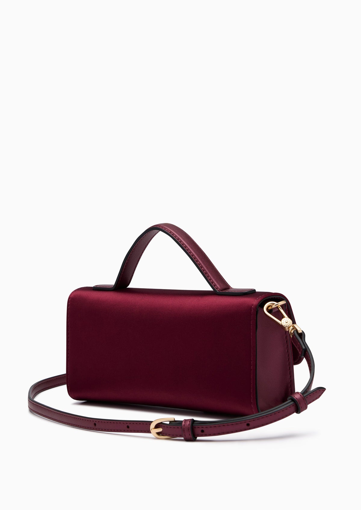 Gemma Mini Top Handle Handbag - Dark Red