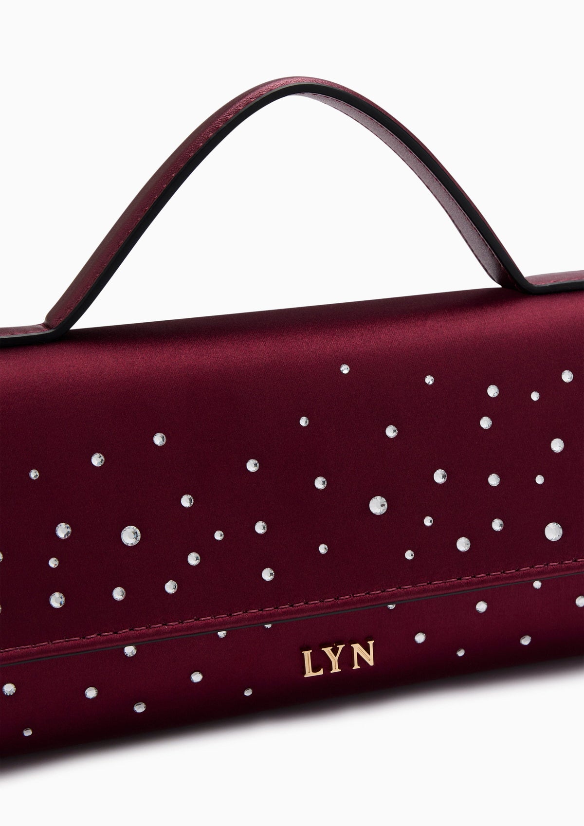 Gemma Mini Top Handle Handbag - Dark Red