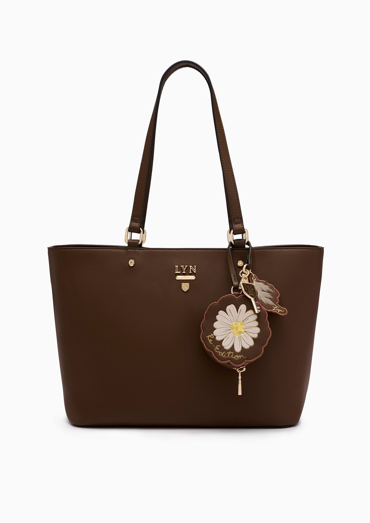 Re-Edit Daisy Carina L Tote Bag - Dark Brown