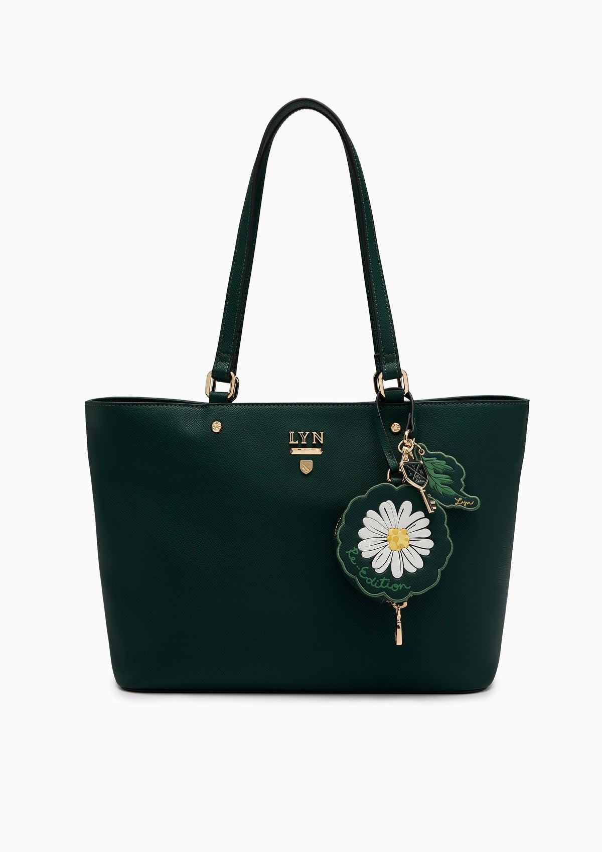 Re-Edit Daisy Carina L Tote Bag - Dark Green