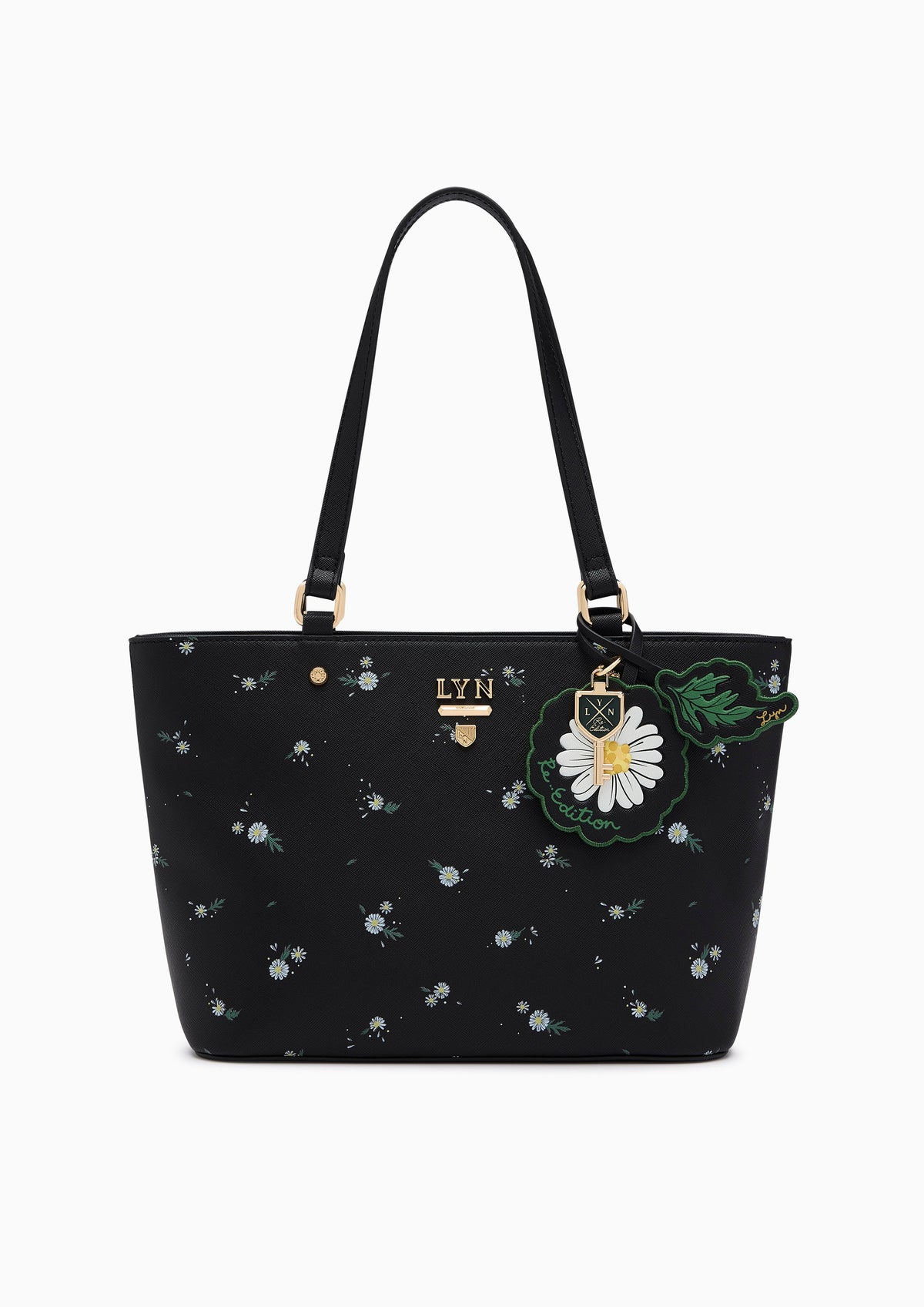 Re-Edit Daisy Carina M Tote Bag - Printed Black
