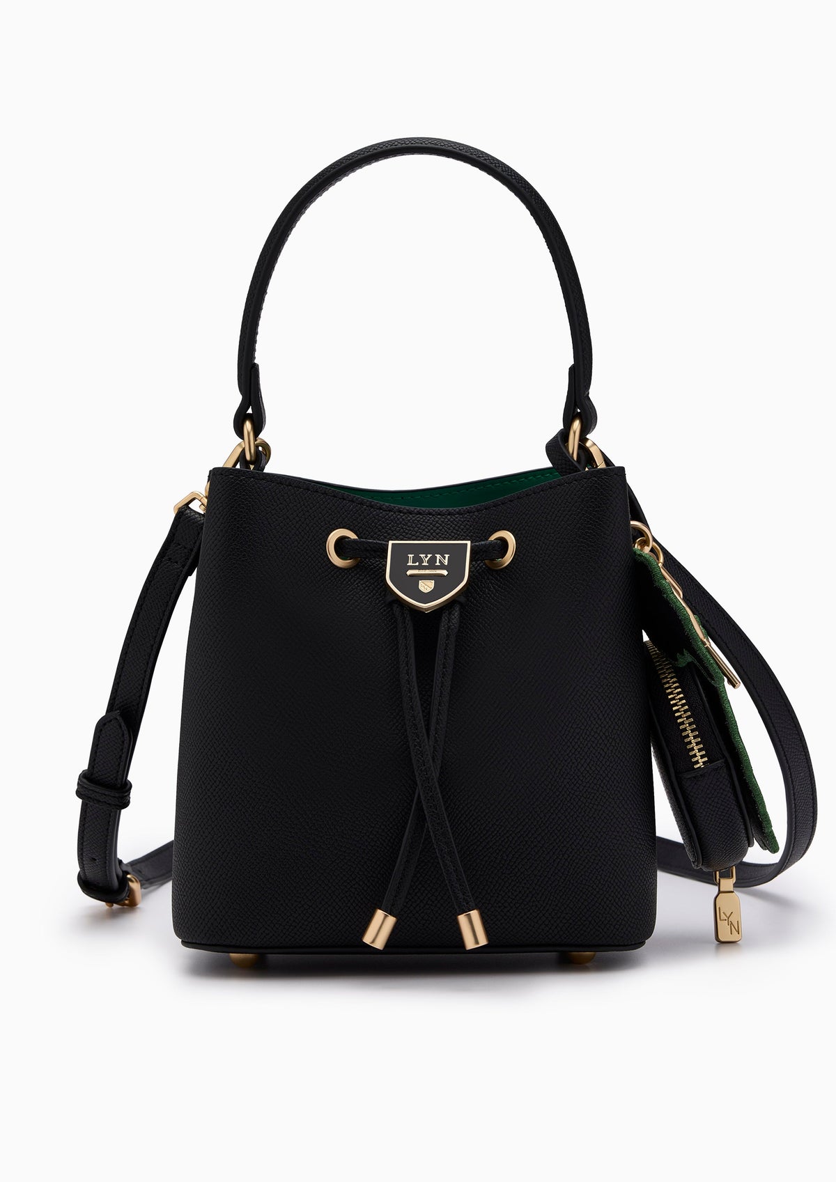 Re-Edit Daisy Carina S Bucket Bag - Black