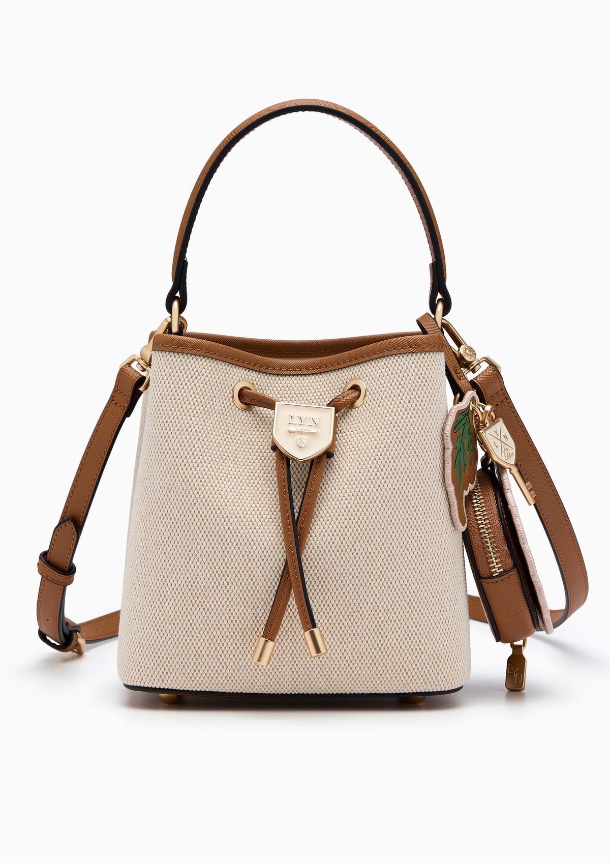 Re-Edit Daisy Carina S Bucket Bag - Light Beige