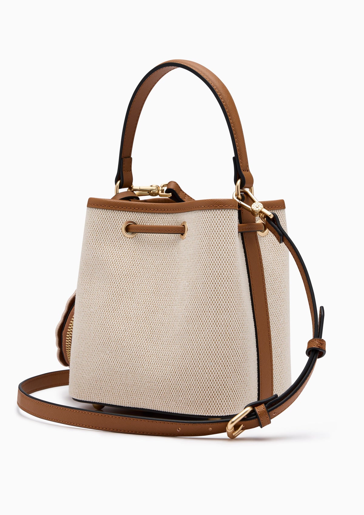 Re-Edit Daisy Carina S Bucket Bag - Light Beige