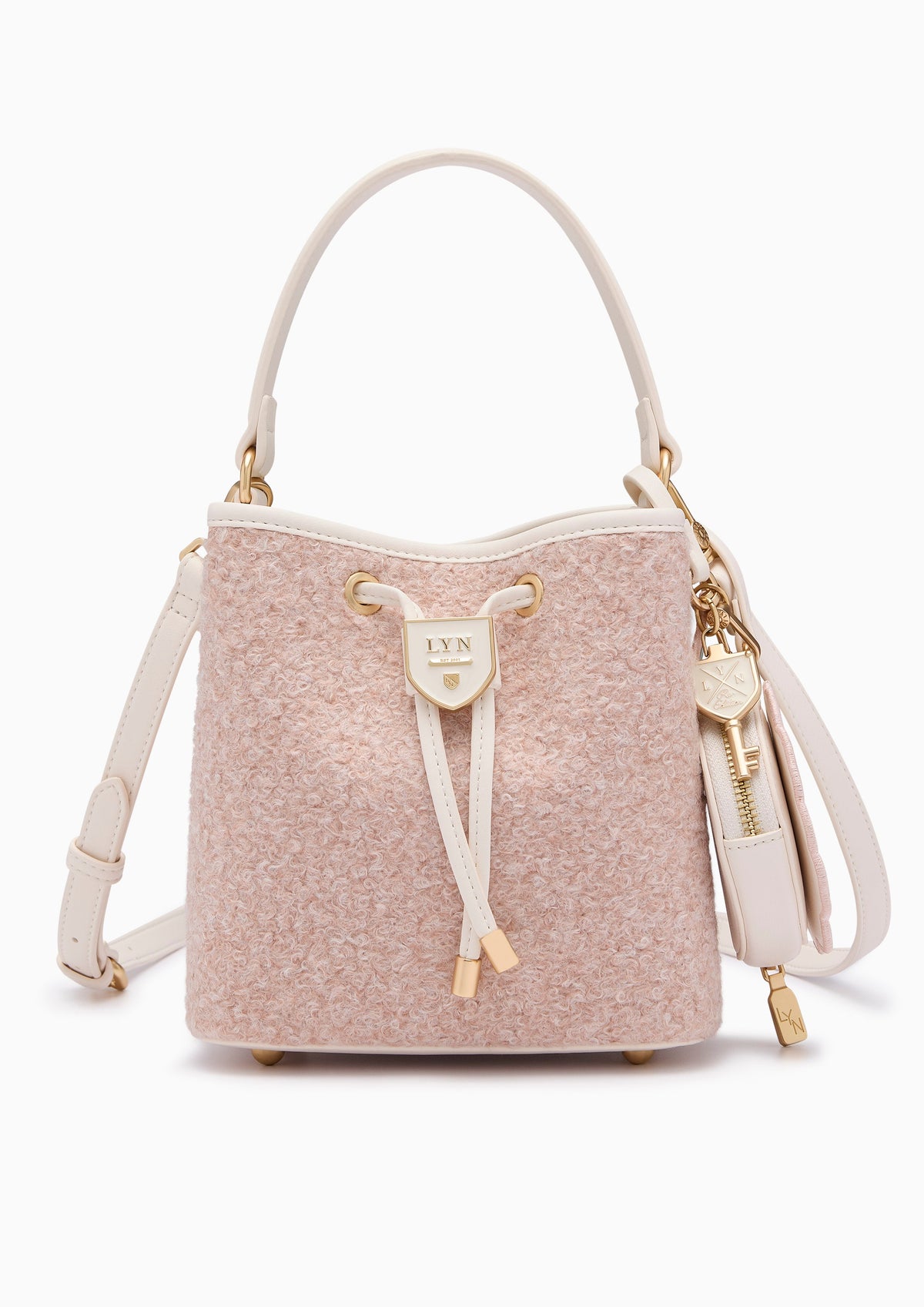 Re-Edit Daisy Carina S Bucket Bag - Light Pink
