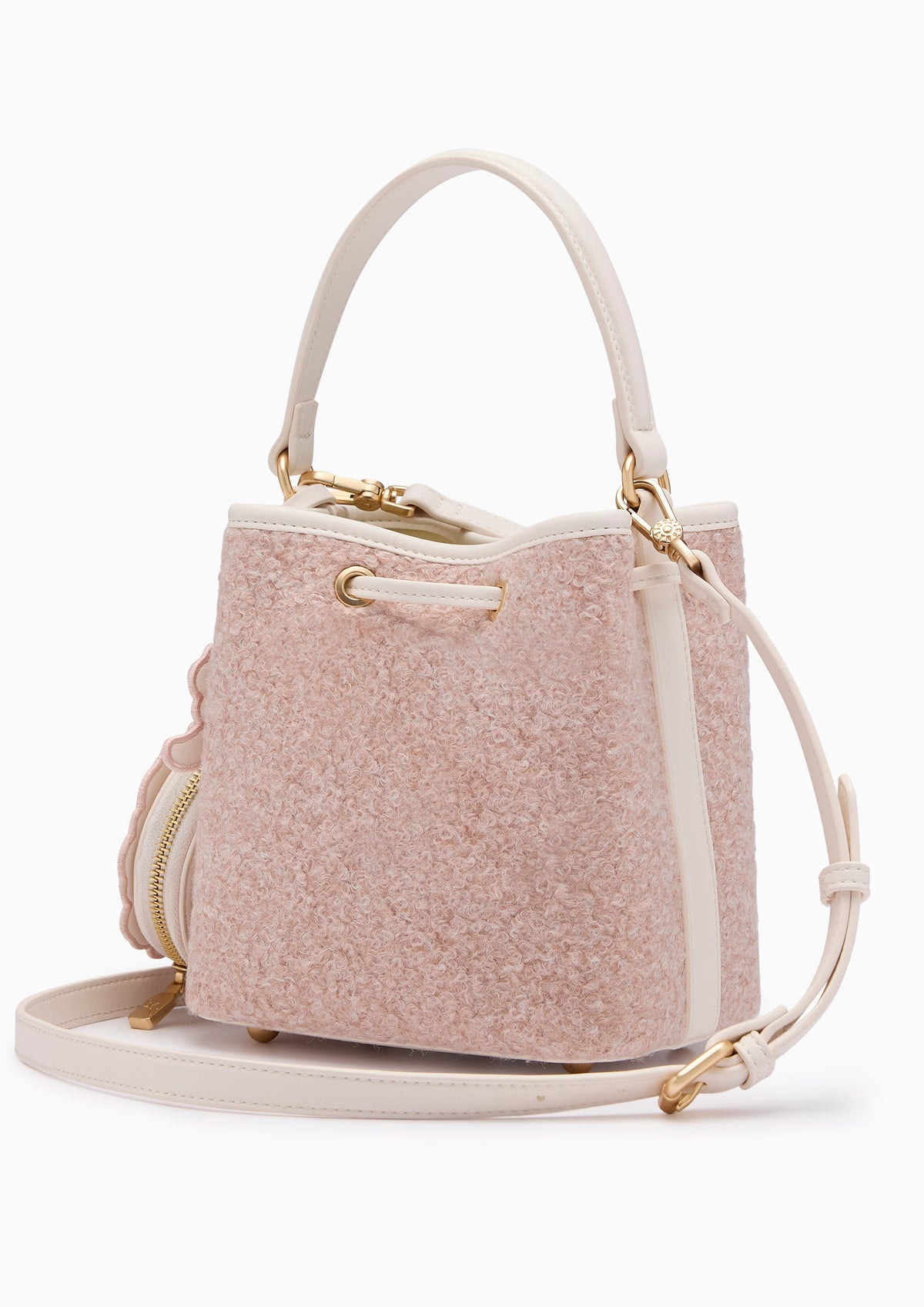 Re-Edit Daisy Carina S Bucket Bag - Light Pink