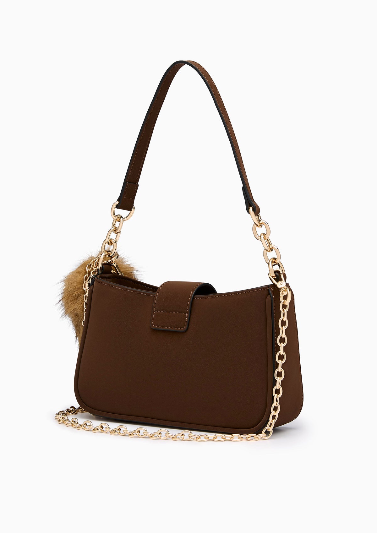 Re-Edit Dawn Athella S Shoulder Bag - Dark Brown