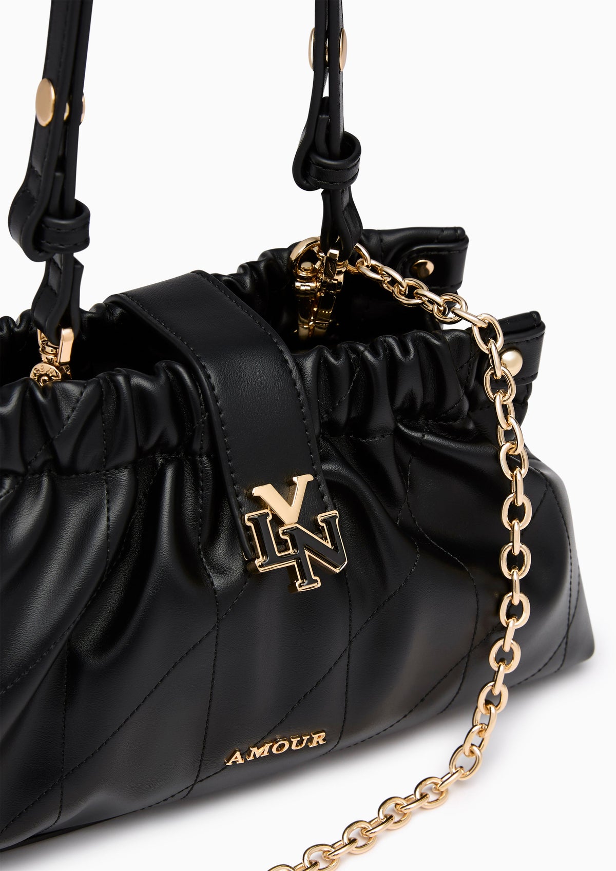 Bolton Ruche  M Shoulder Bag - Black