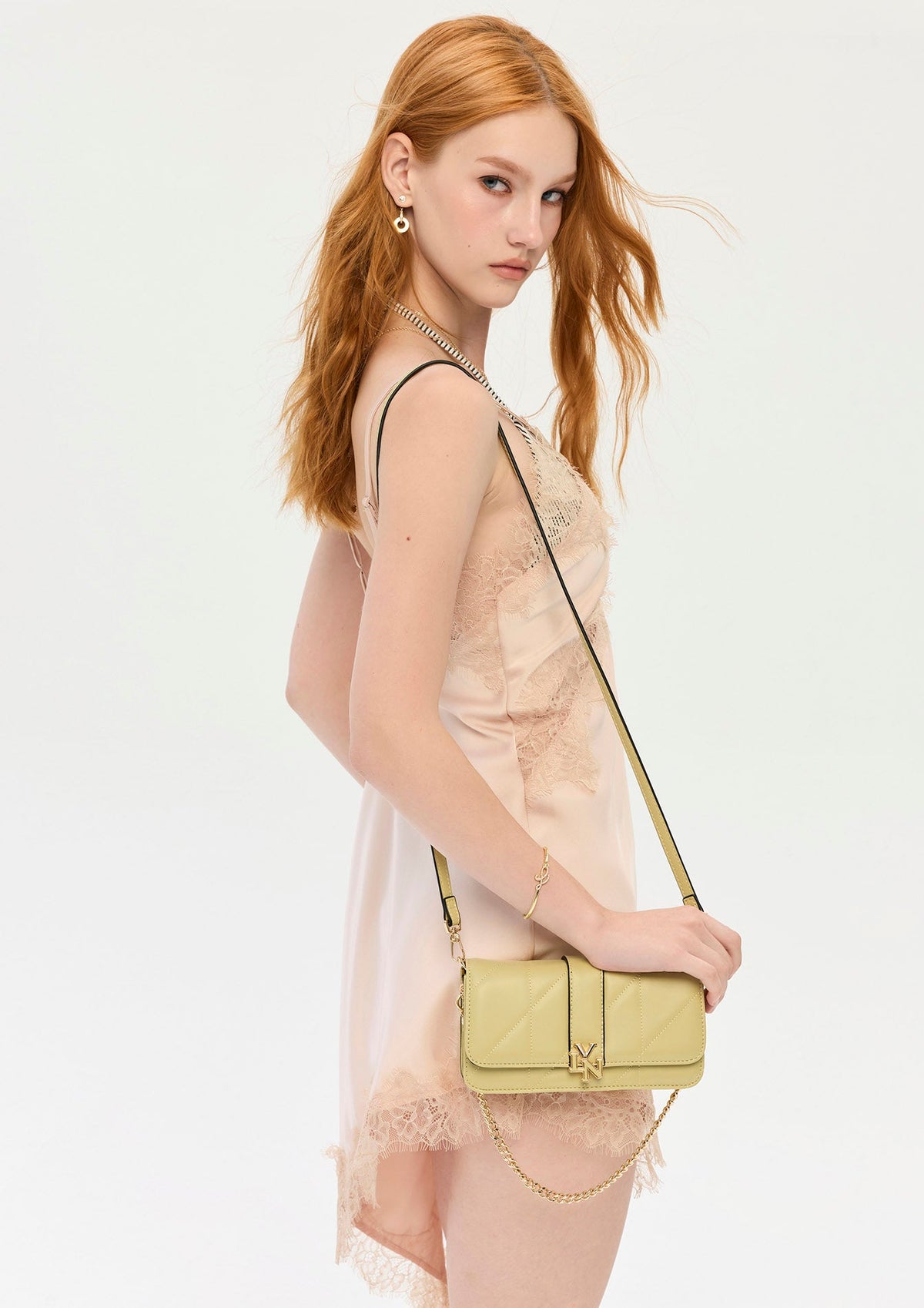 Bolton Mini  Crossbody Bag - Light Green