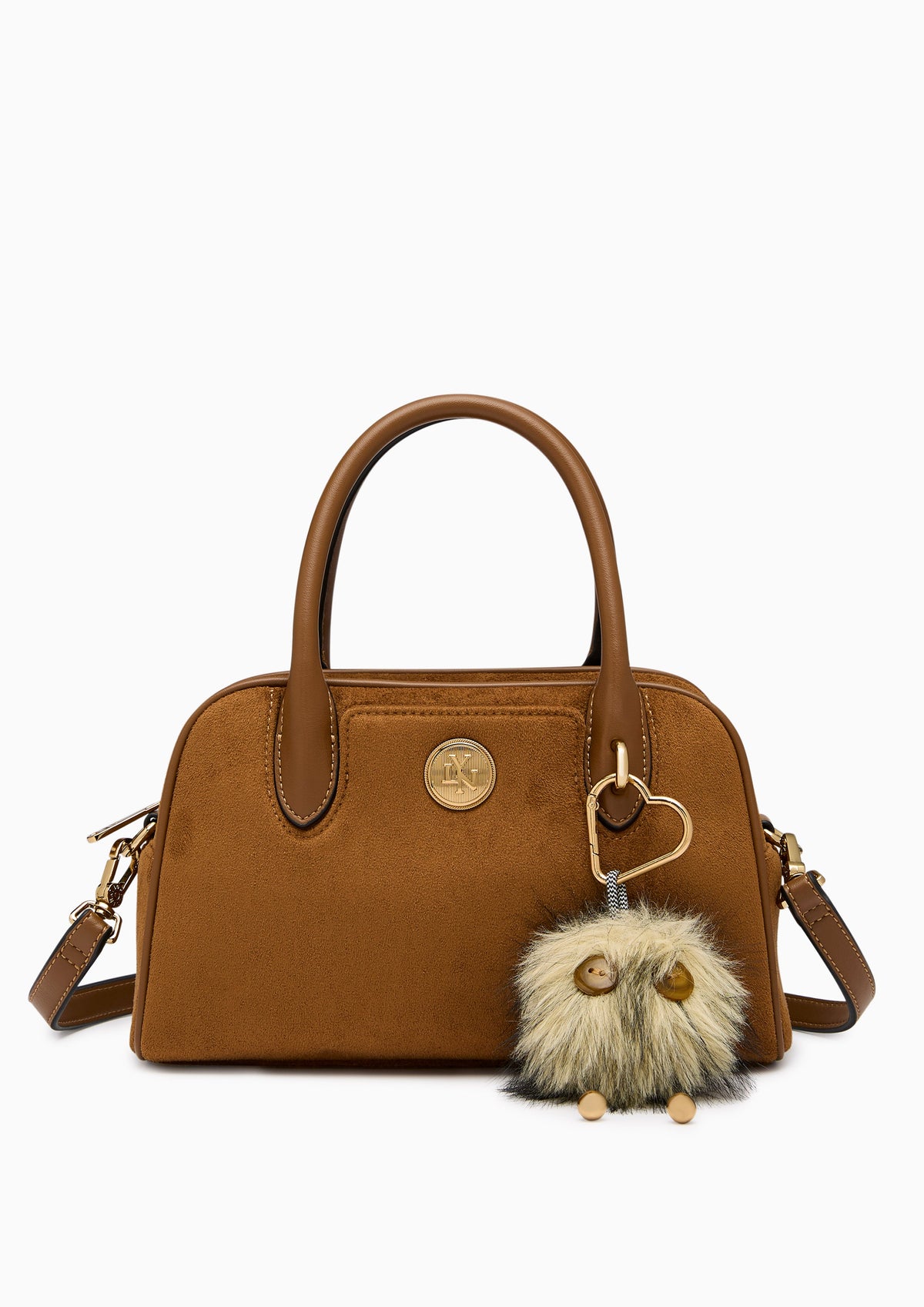 Glinda Top Handle M Handbag - Brown