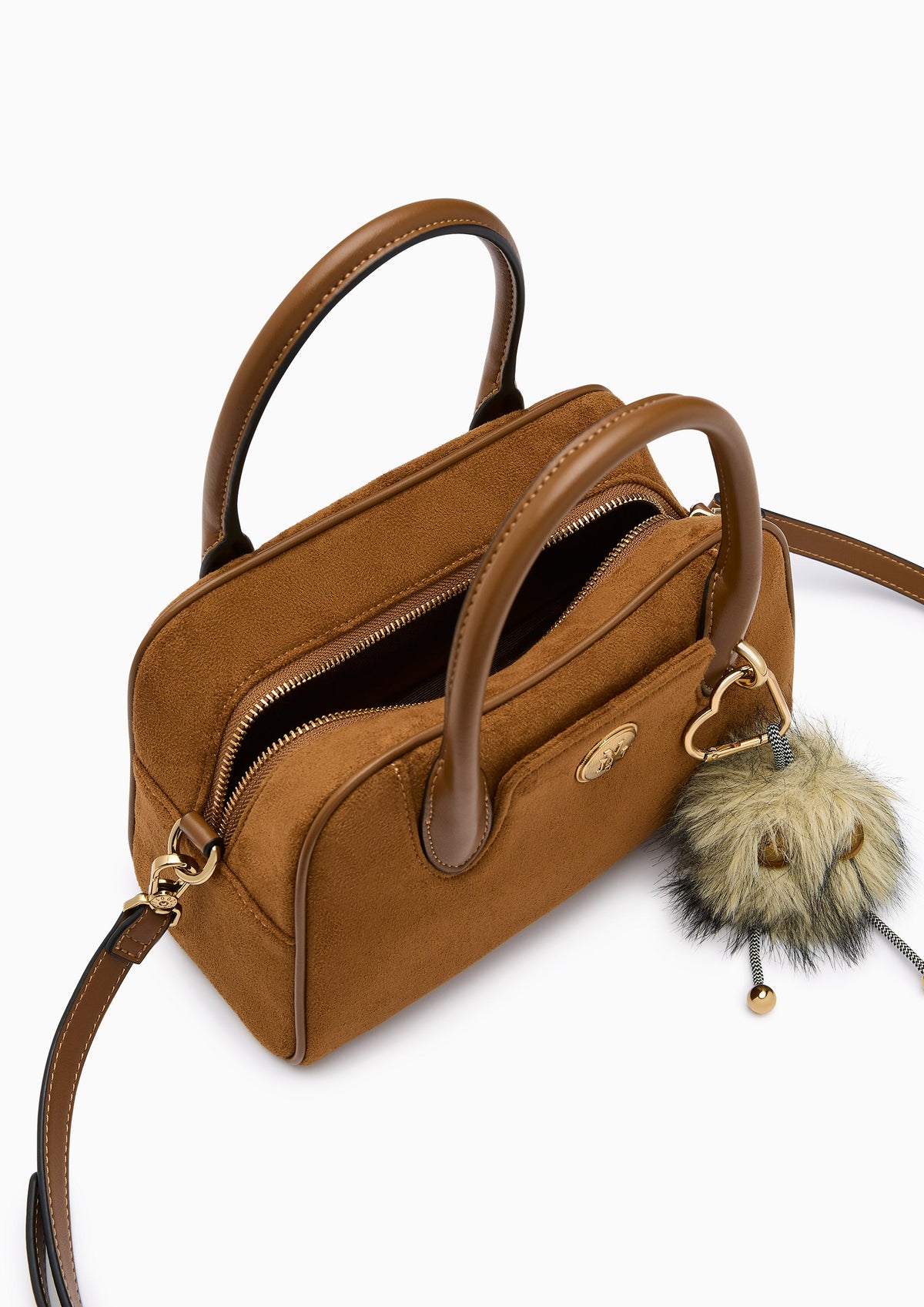Glinda Top Handle M Handbag - Brown