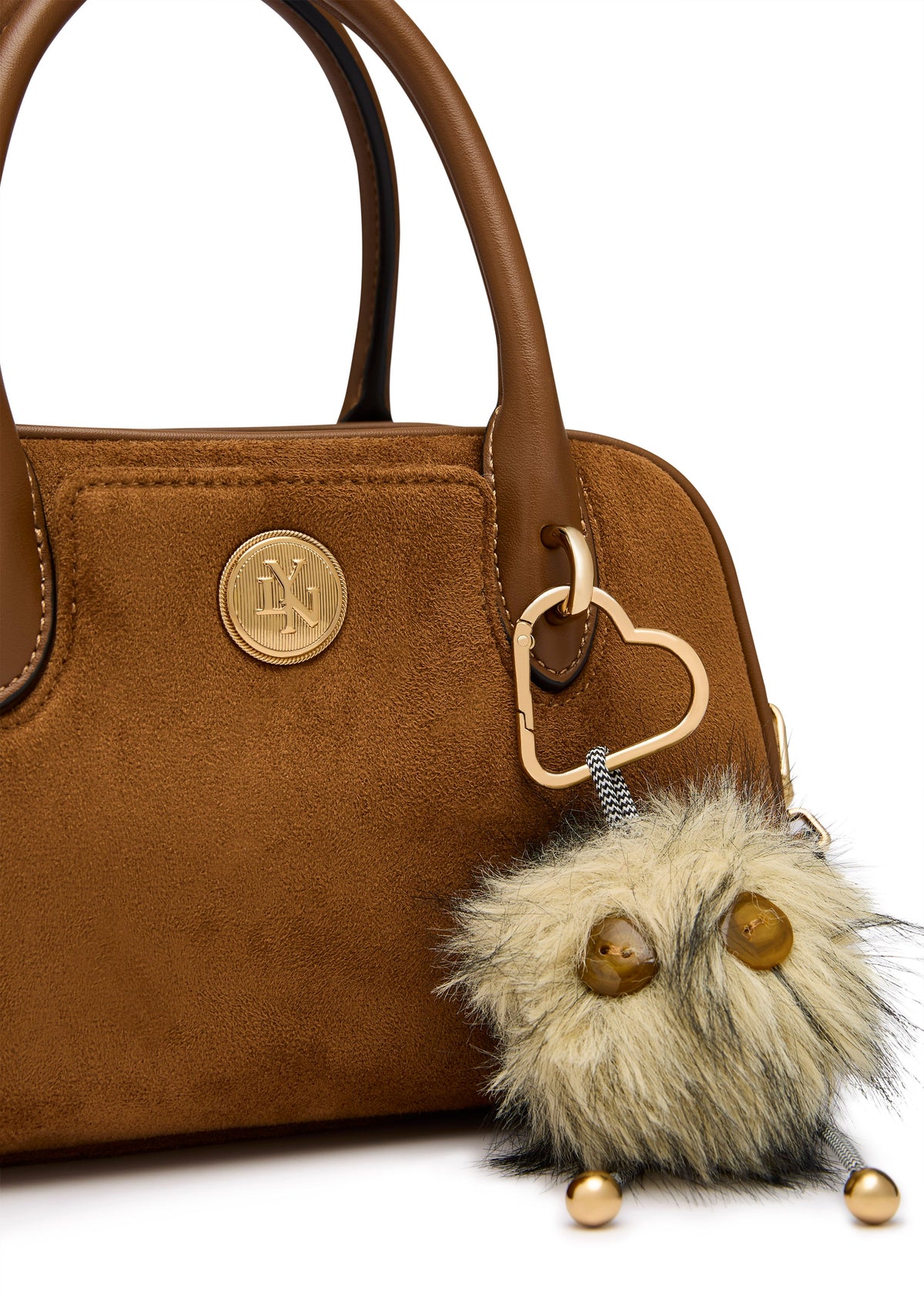 Glinda Top Handle M Handbag - Brown
