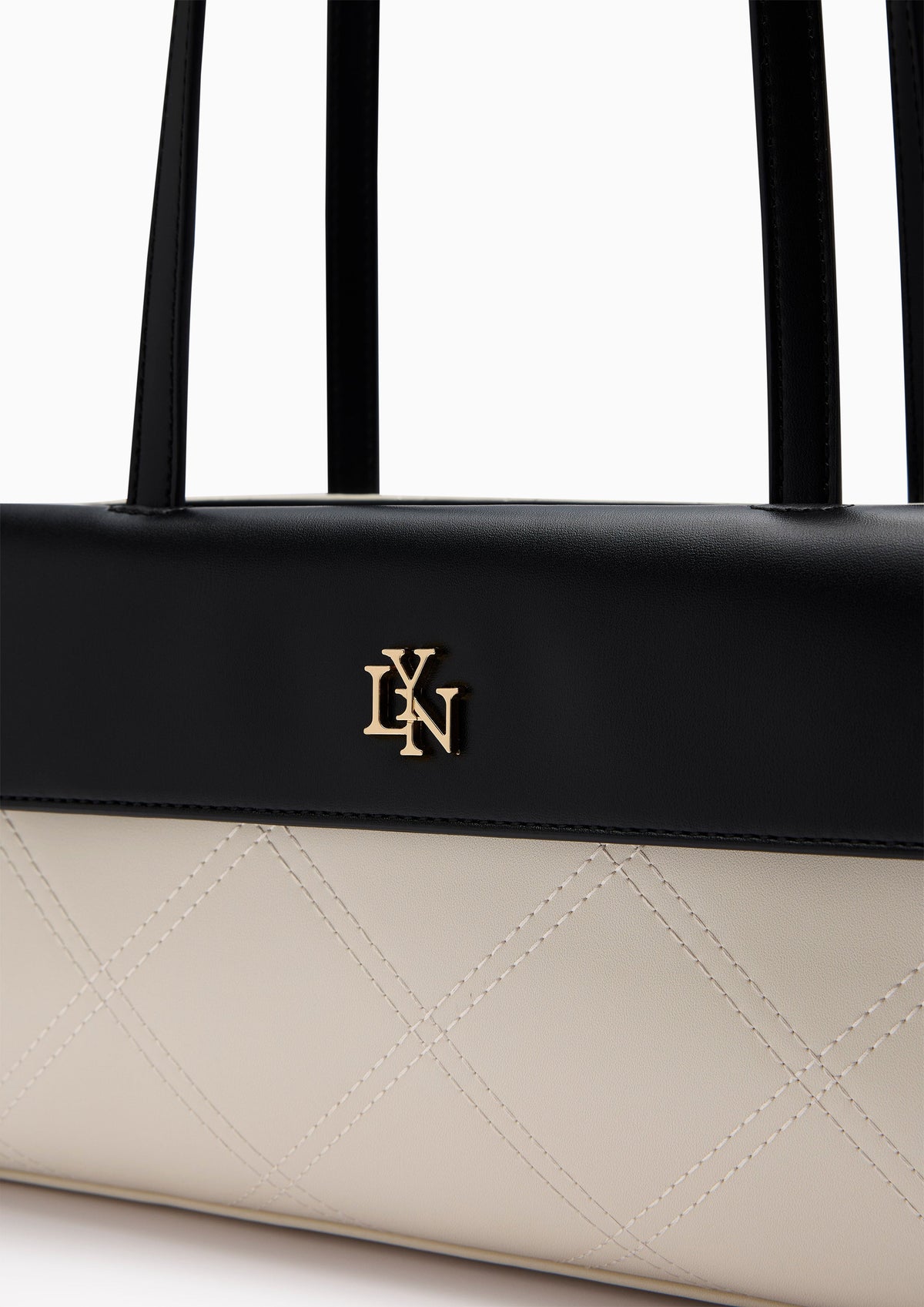 Cotton M Shoulder Bag - Black