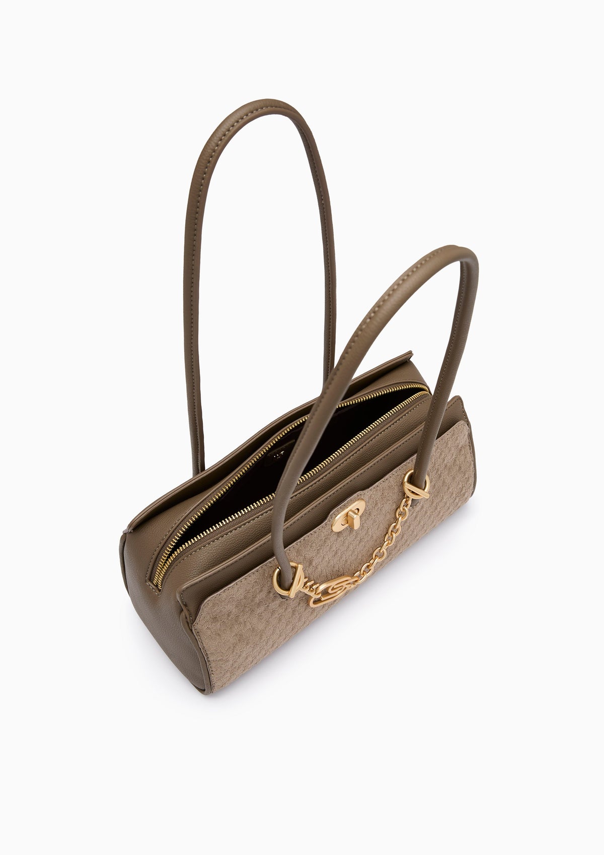Nuri Infinite Top Handle M Handbag - Taupe