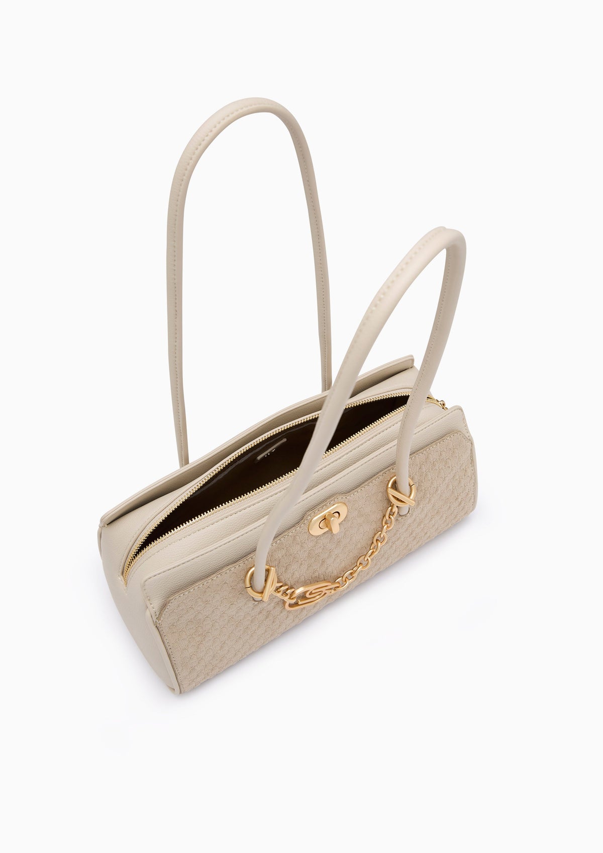 Nuri Infinite Top Handle M Handbag - Ivory