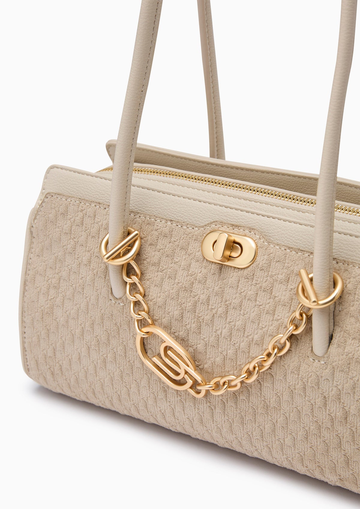 Nuri Infinite Top Handle M Handbag - Ivory