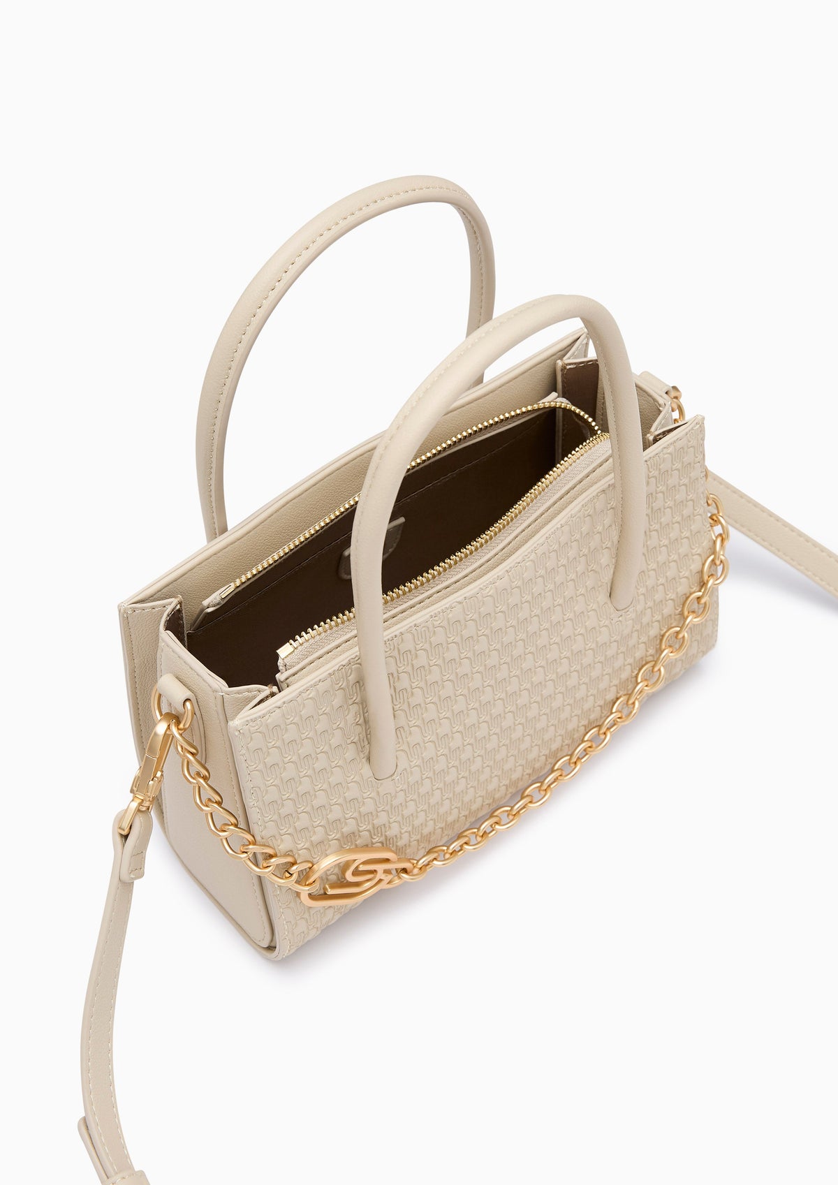 Nuri Infinite Top Handle S Handbag - Ivory