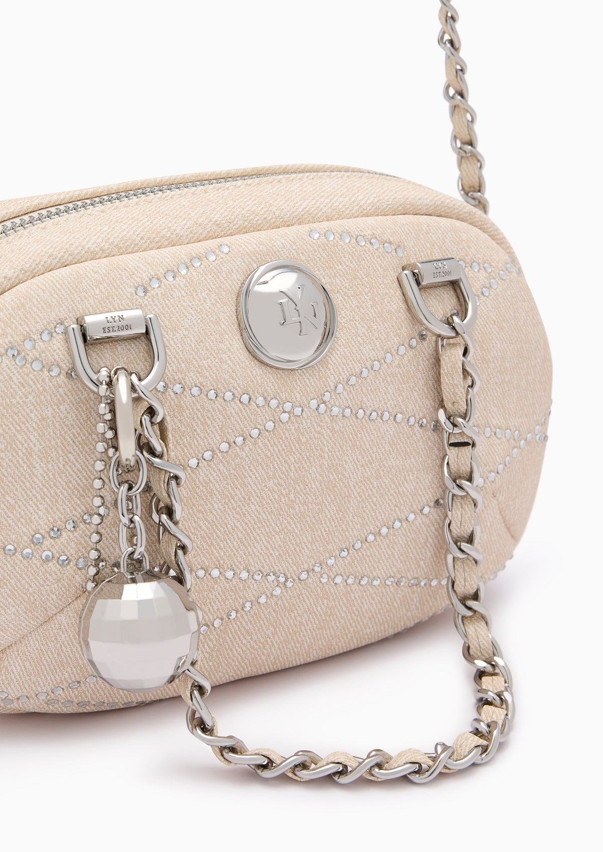Matha  S Crossbody Bag - Light Beige
