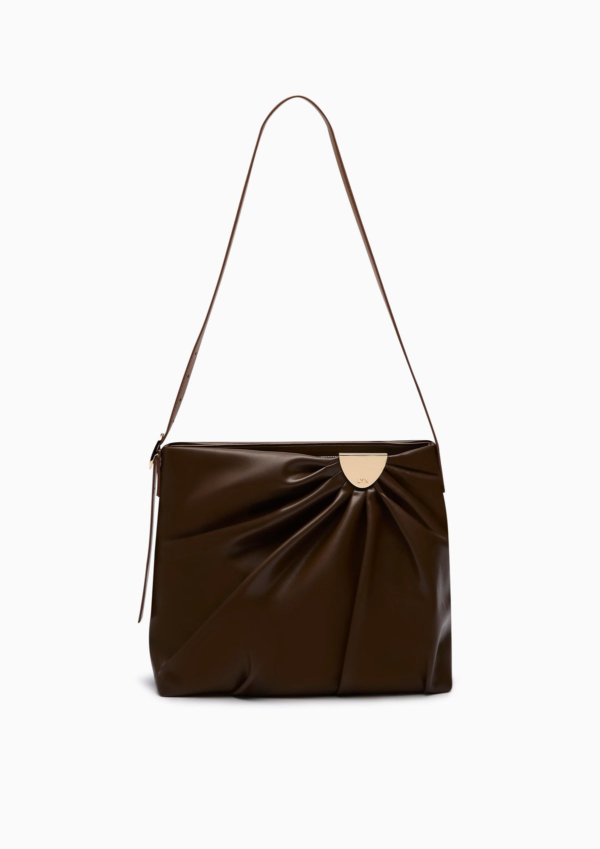Nerbie M Shoulder Bag - Dark Brown
