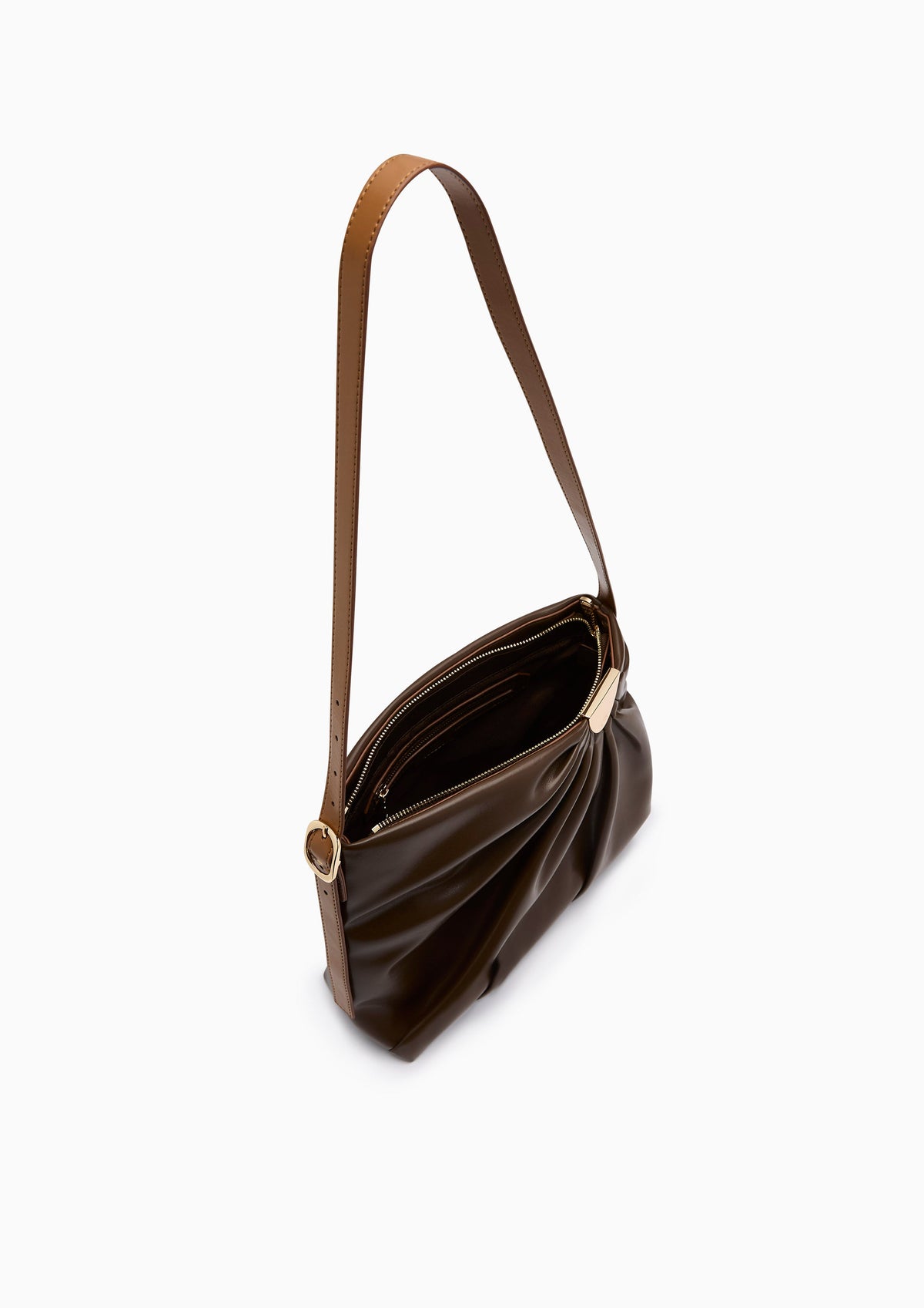 Nerbie M Shoulder Bag - Dark Brown