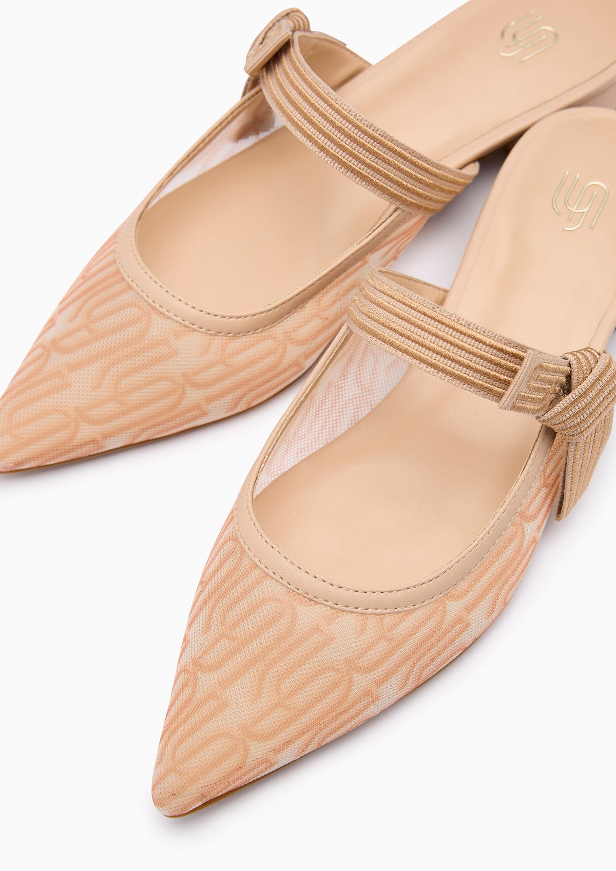 Maiden Mesh Infinite Flats And Sandals - Nude