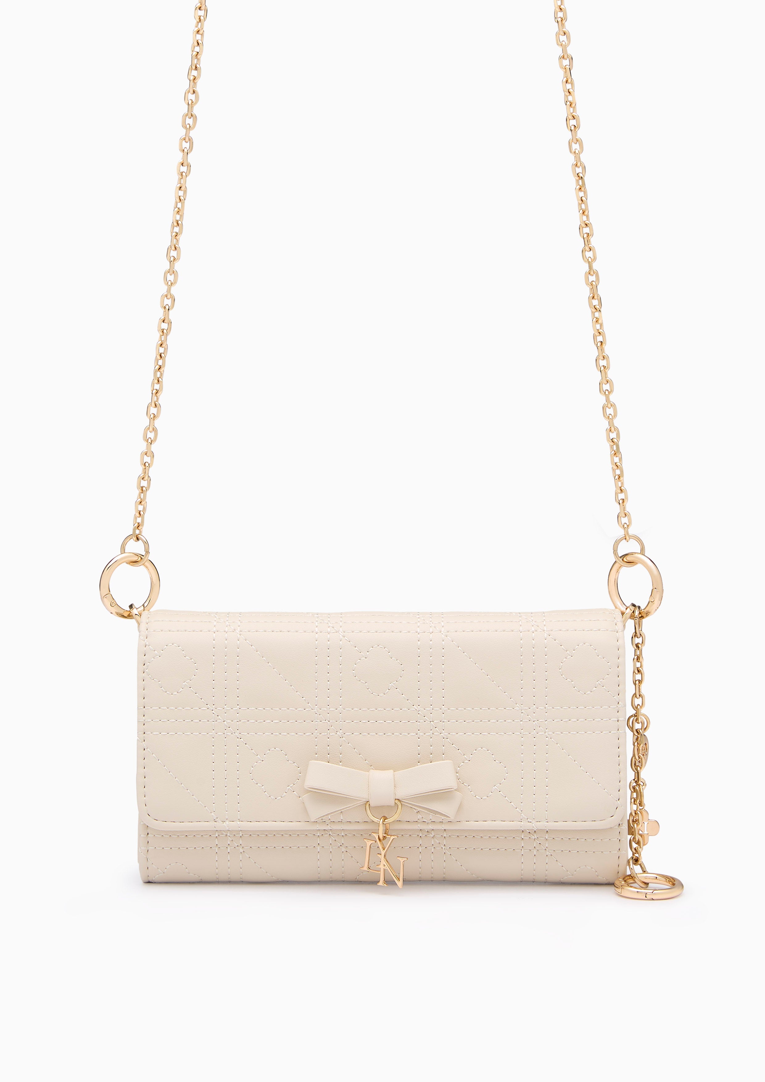 Baki Ii Long  Wallet On Chain - Ivory