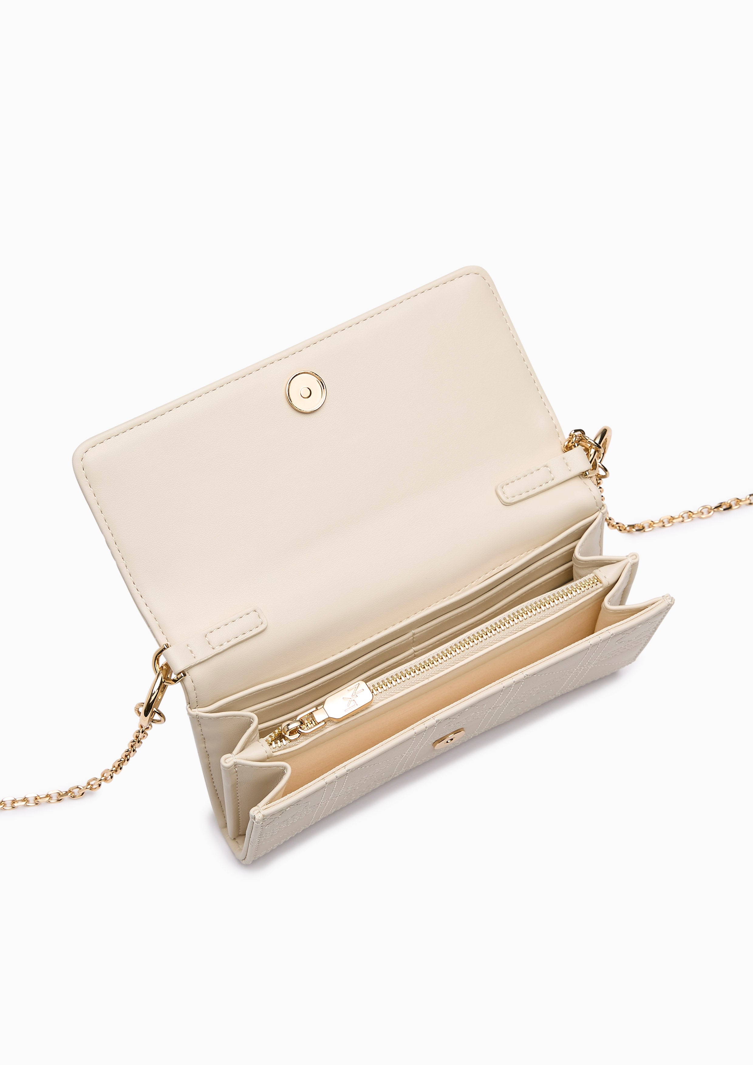 Baki Ii Long  Wallet On Chain - Ivory