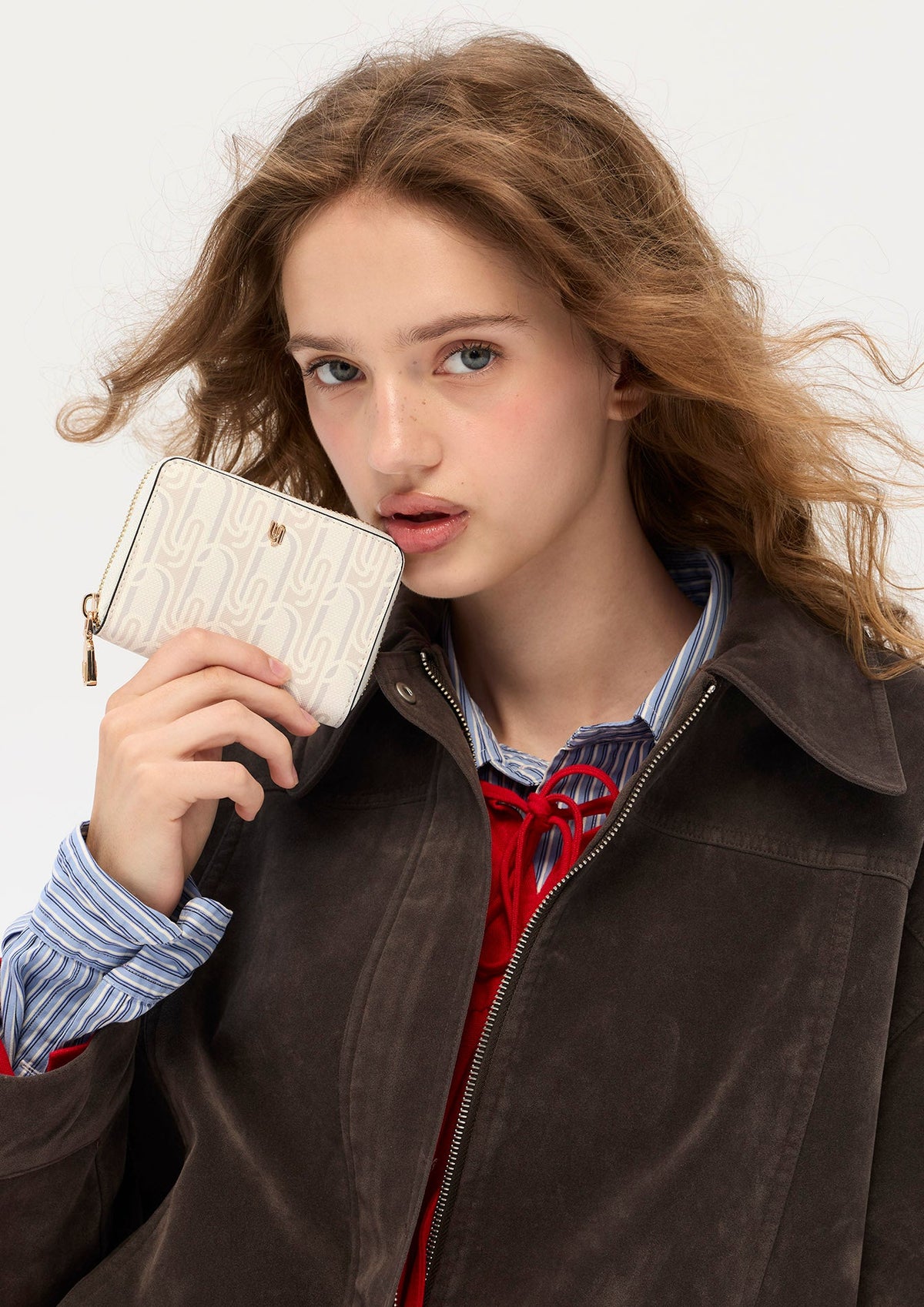 Phiona Infinite Short  Short Wallet- Light Printed Grey