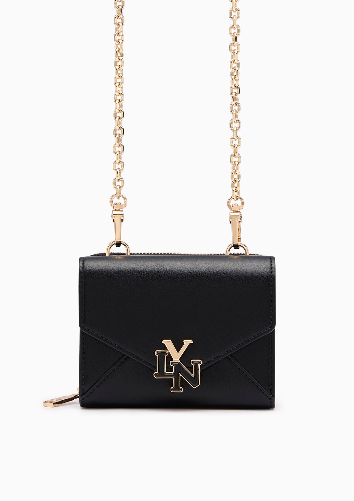 Flemming Short  Wallet On Chain - Black