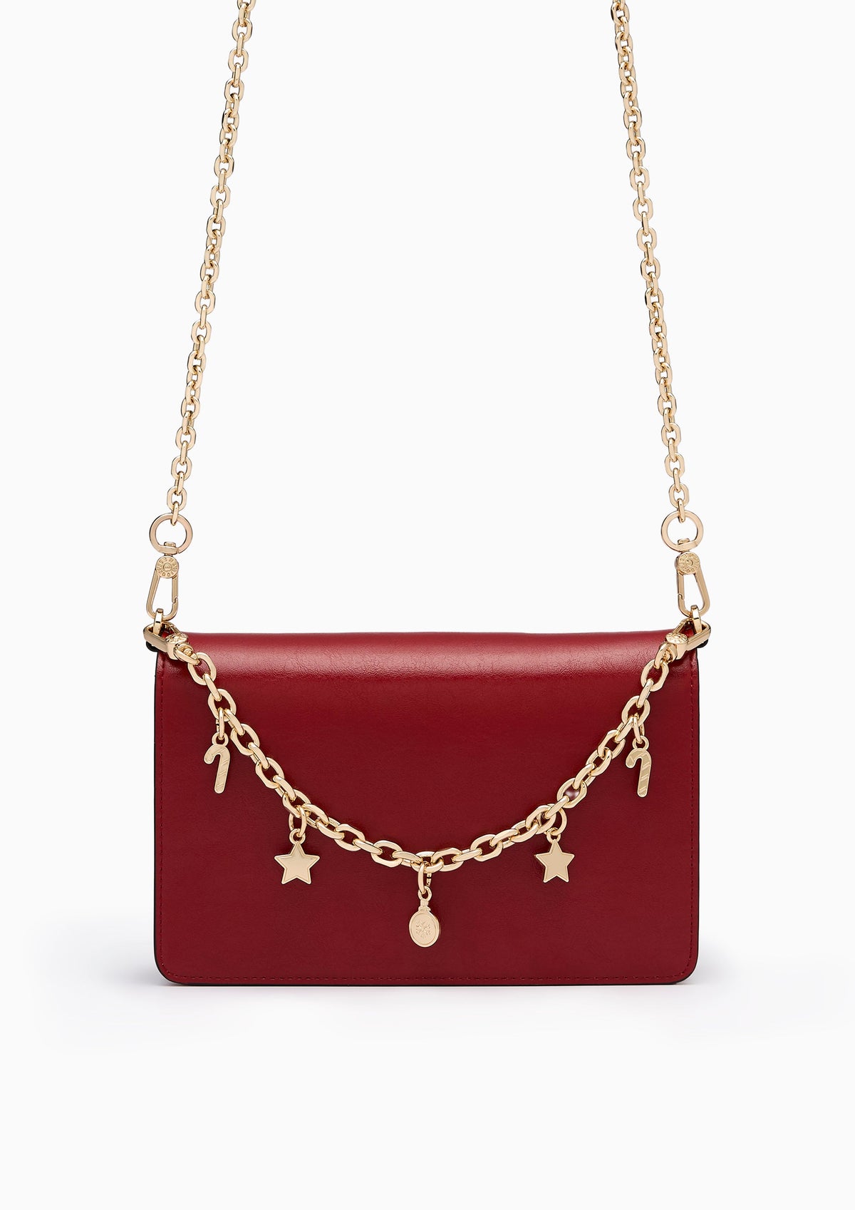 Frosty Long  Wallets On Chain - Dark Red