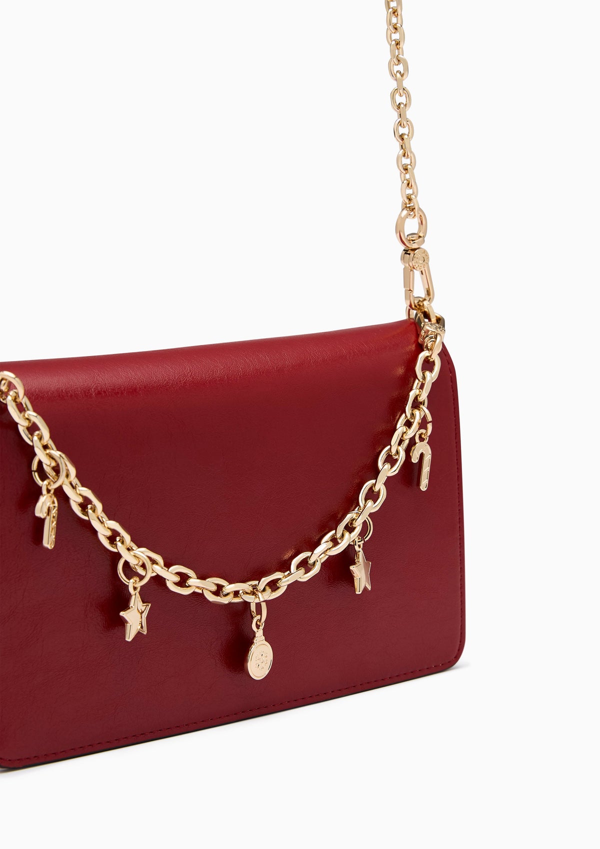 Frosty Long  Wallets On Chain - Dark Red