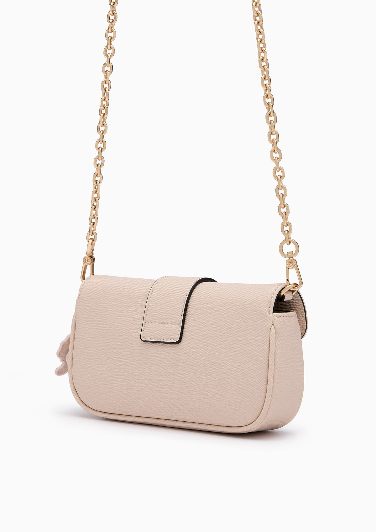 Re-Edit Daisy Autumn Long  Wallet On Chain - Light Beige