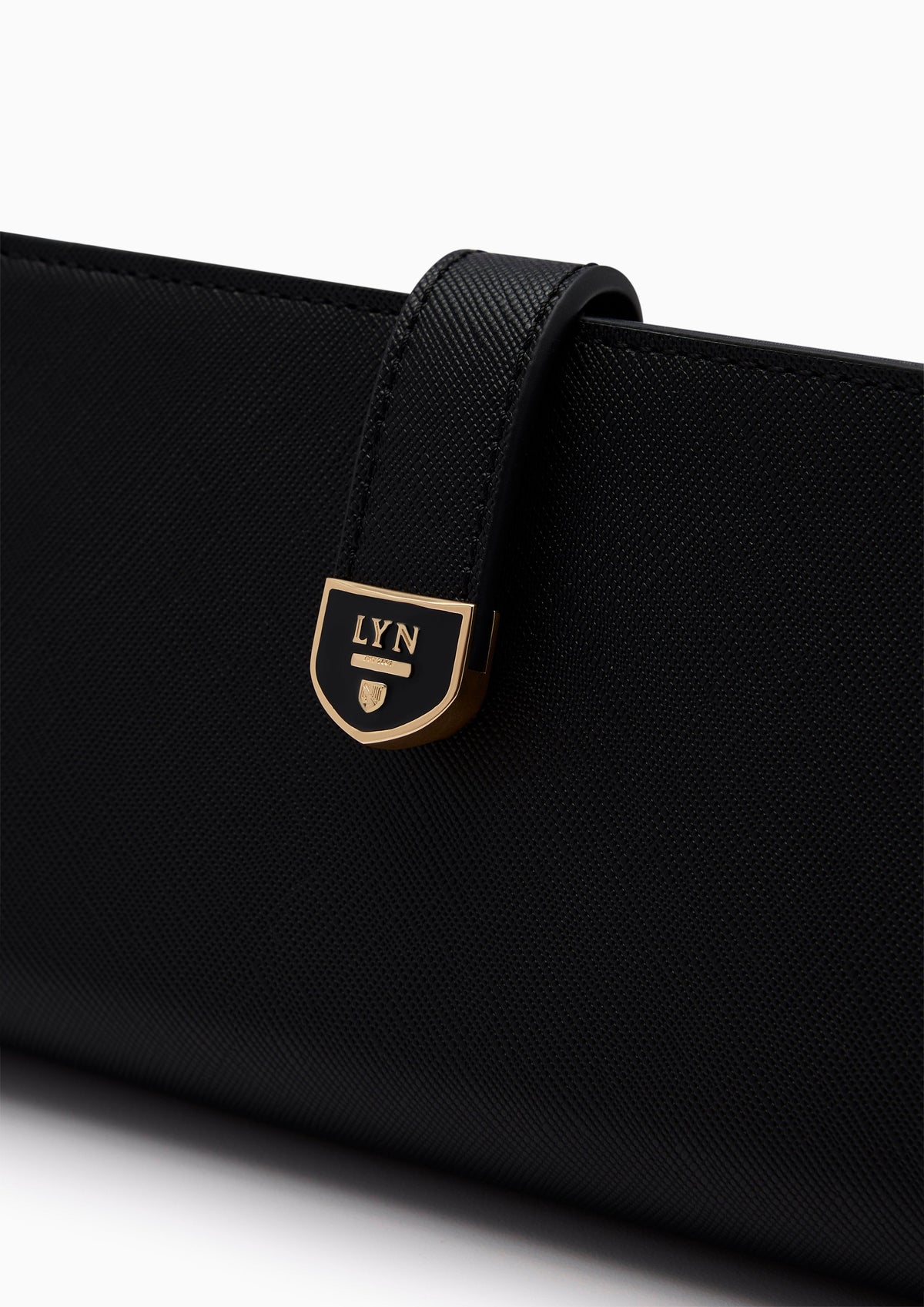 Re-Edit Daisy Autumn Long Long Wallet- Black